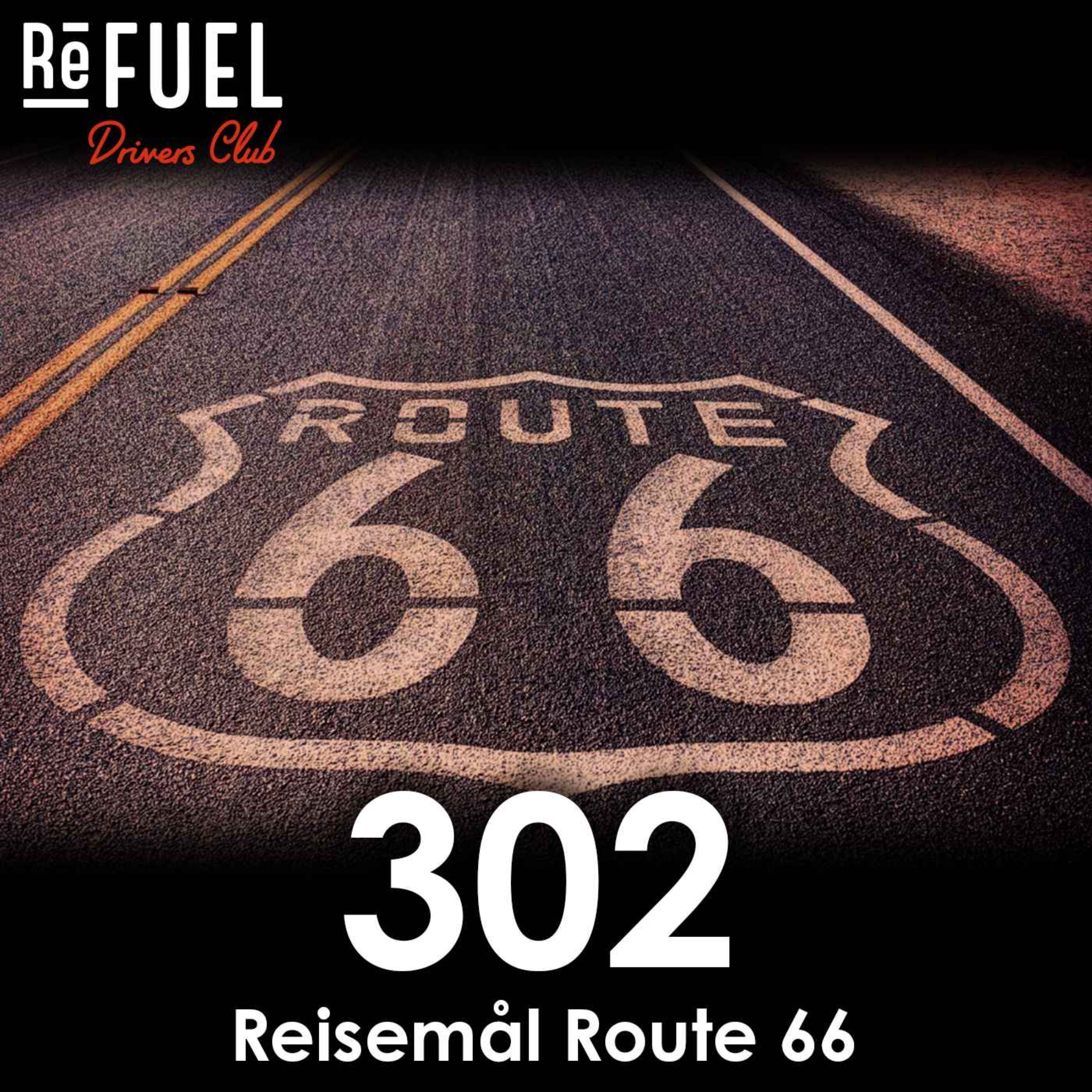 #302 - Reisemål Route 66 episode artwork
