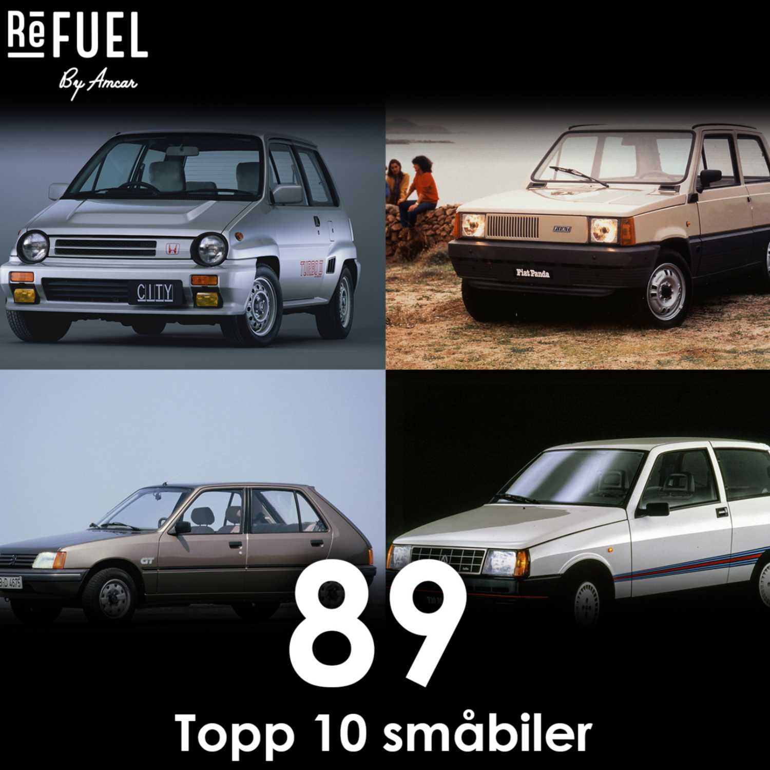 #89 - Topp 10 småbiler