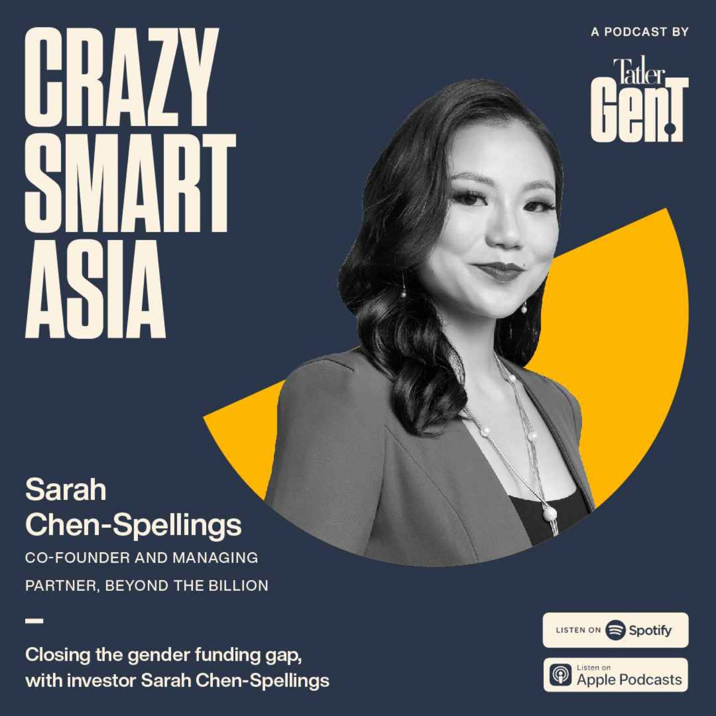 cover art for Closing the gender funding gap, with investor Sarah Chen-Spellings