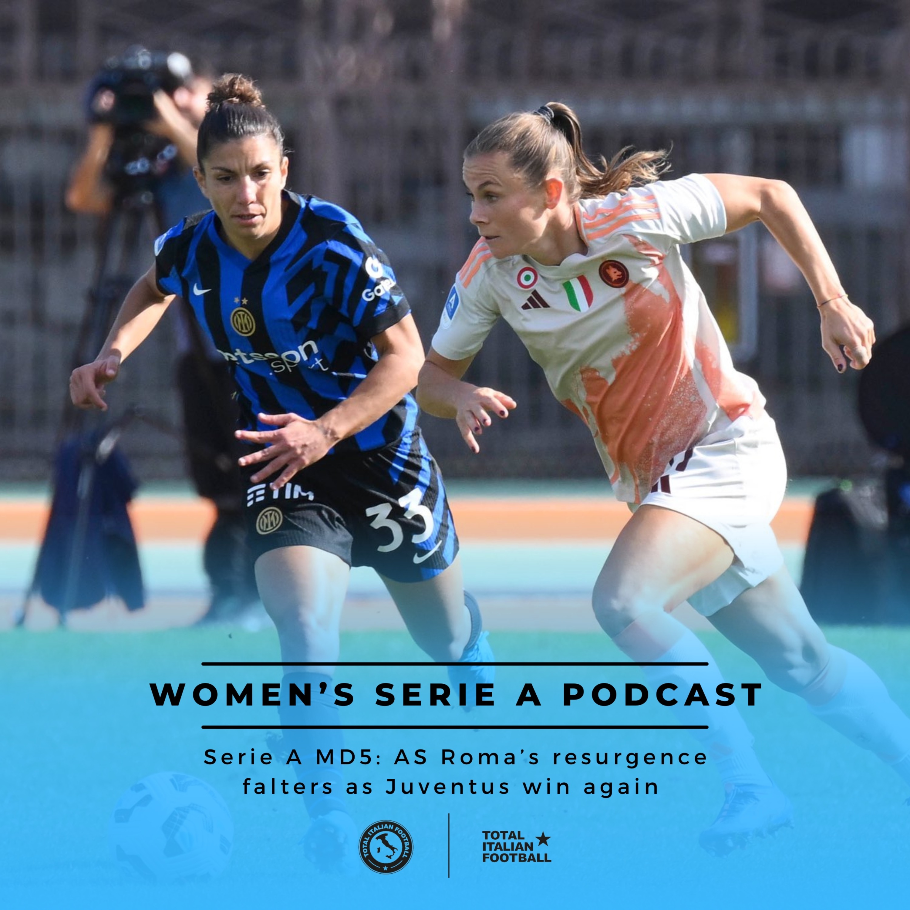 Ep.106: Women’s Serie A Podcast: AS Roma slip up against Inter, Juventus extend lead