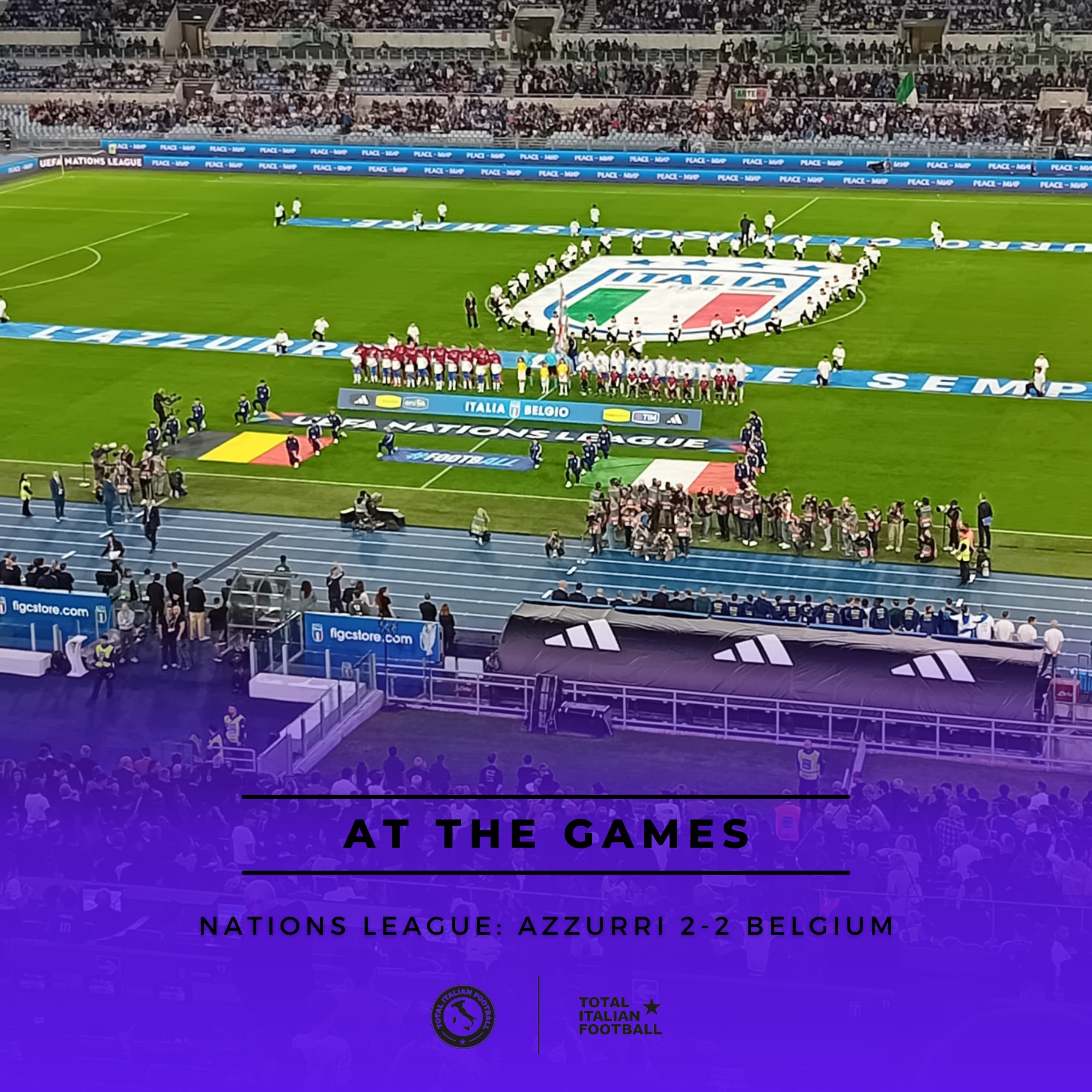 Ep.107: At the Games - Italy 2-2 Belgium episode artwork