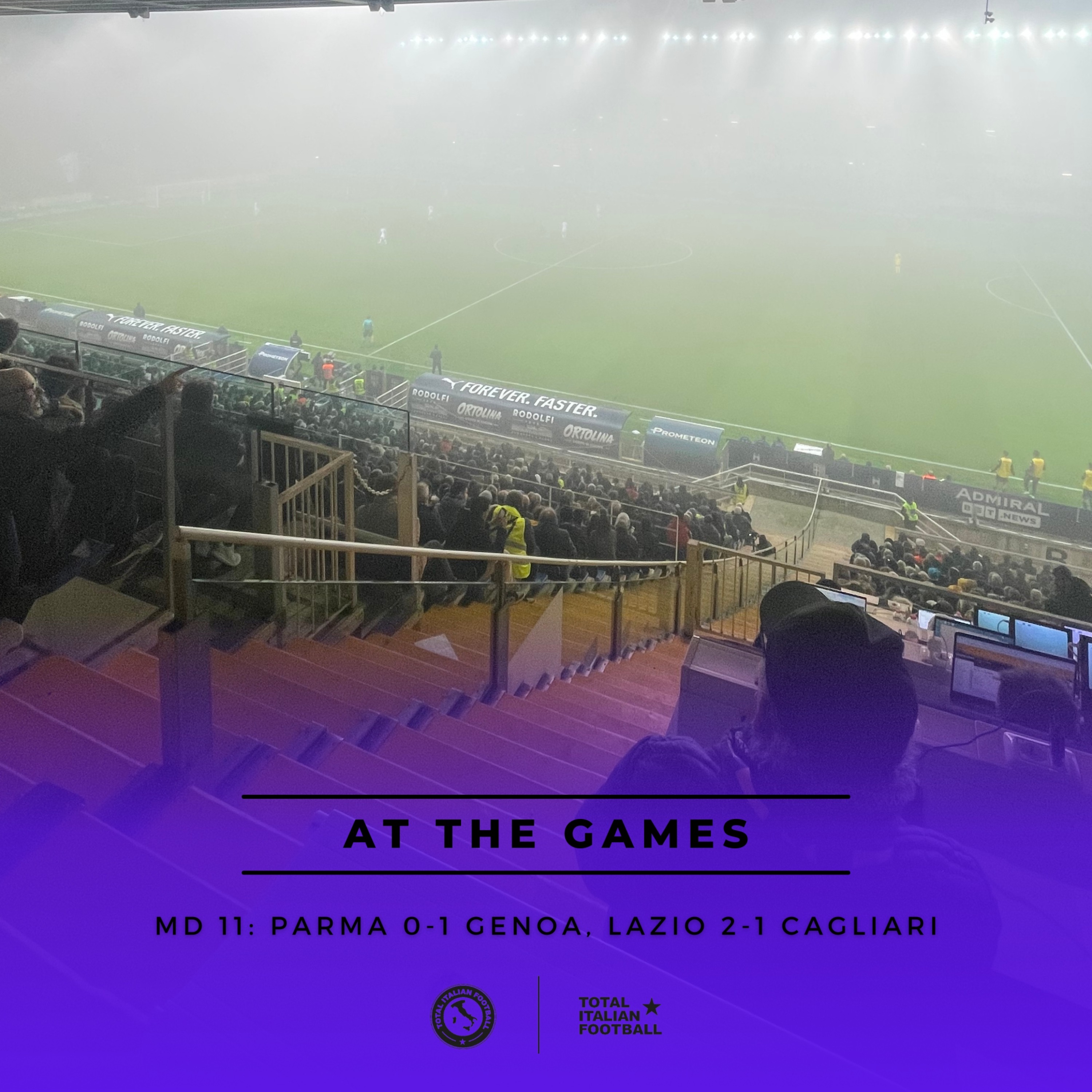 Ep.118: At the Games - Parma 0-1 Genoa, Lazio 2-1 Cagliari