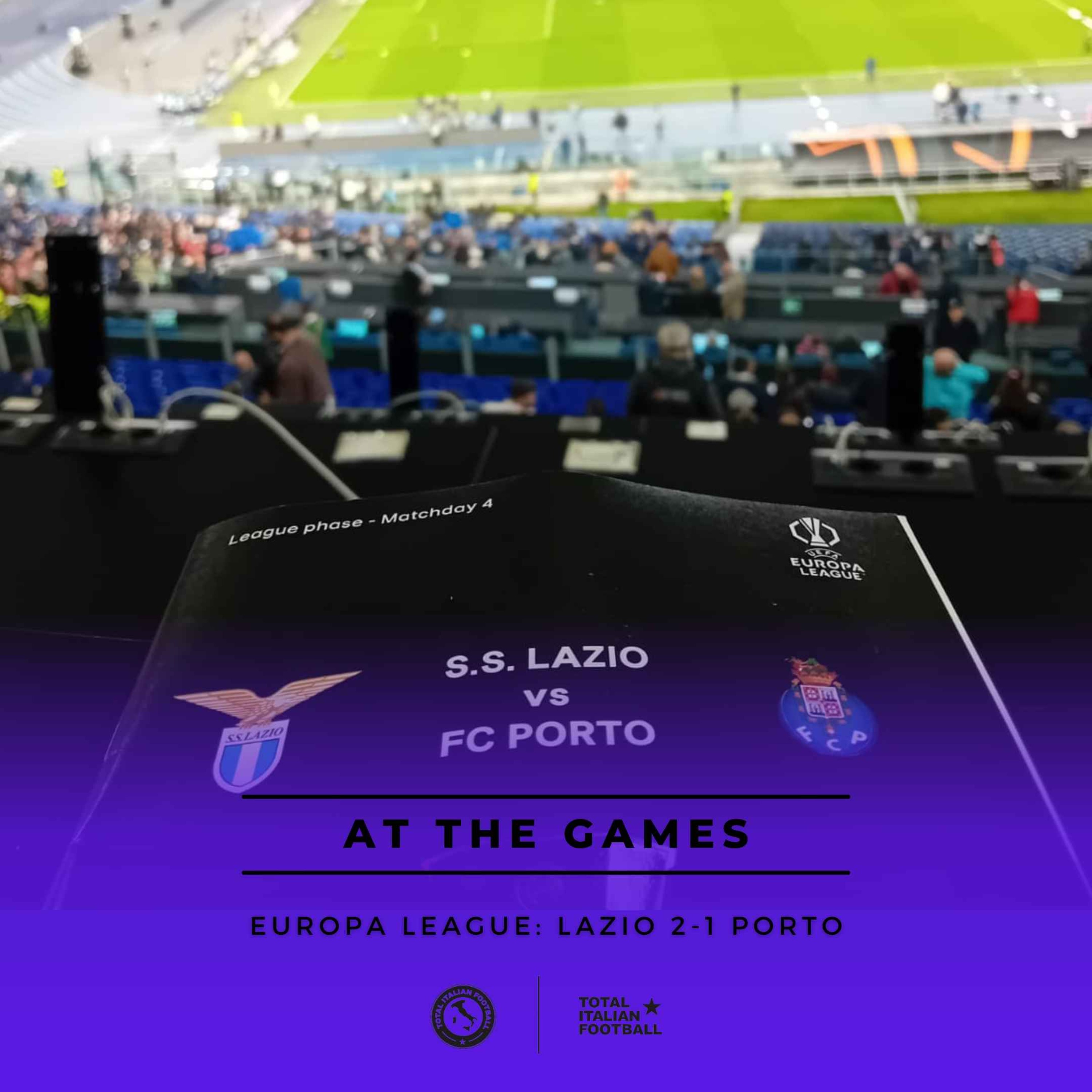 Ep.123: At the Games - Lazio 2-1 Porto
