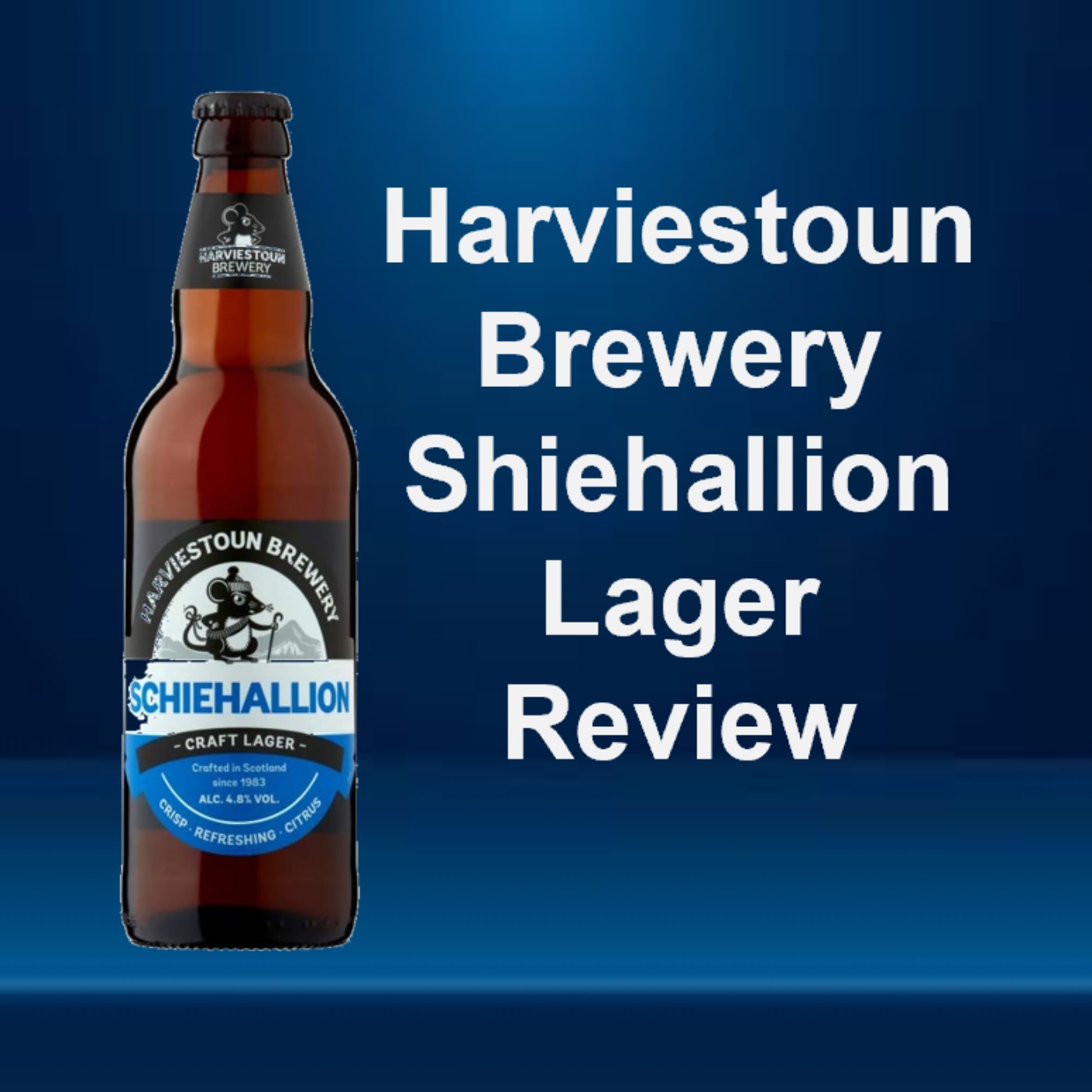 Harviestoun Brewery Shiehallion Lager Review episode artwork