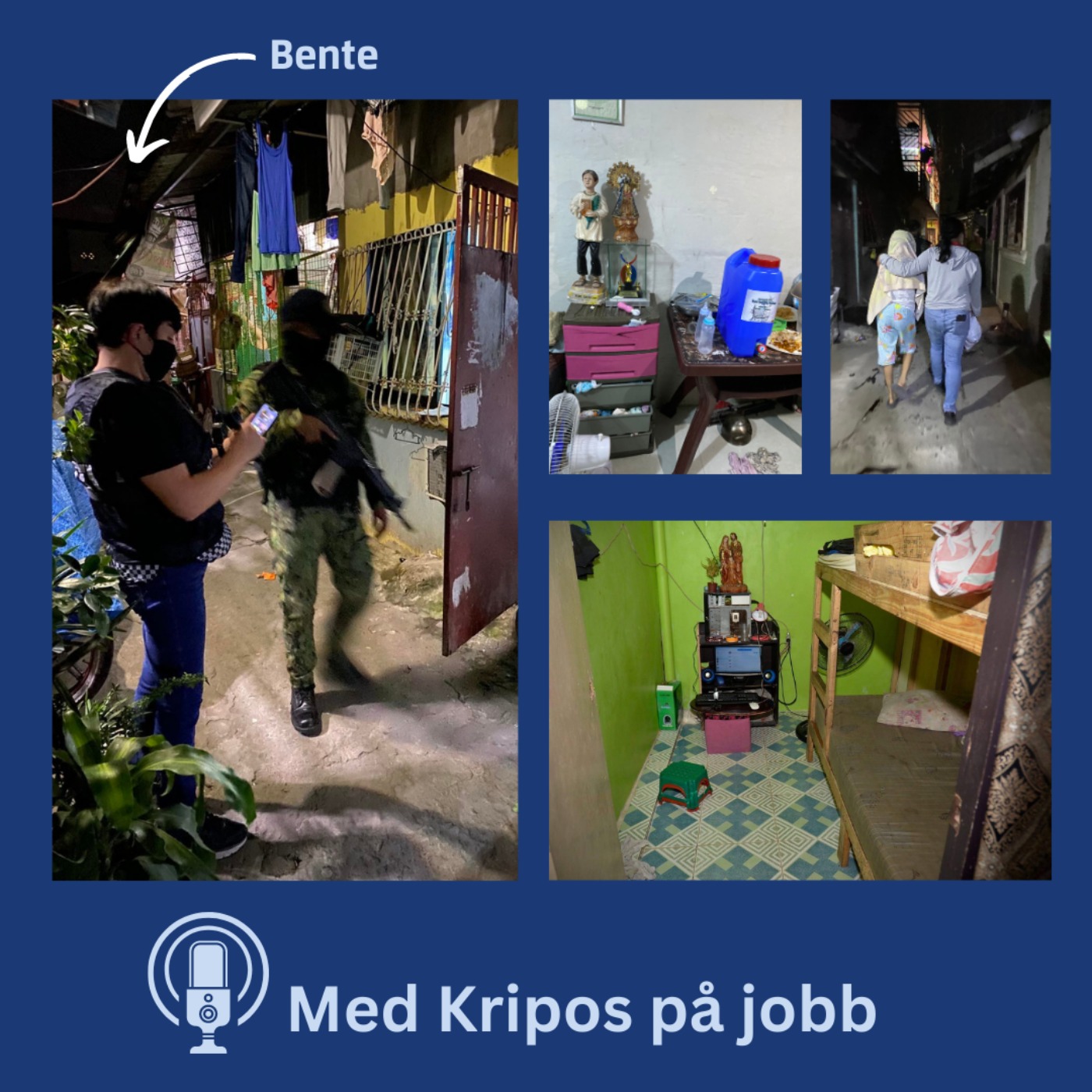 Med Kripos på jobb