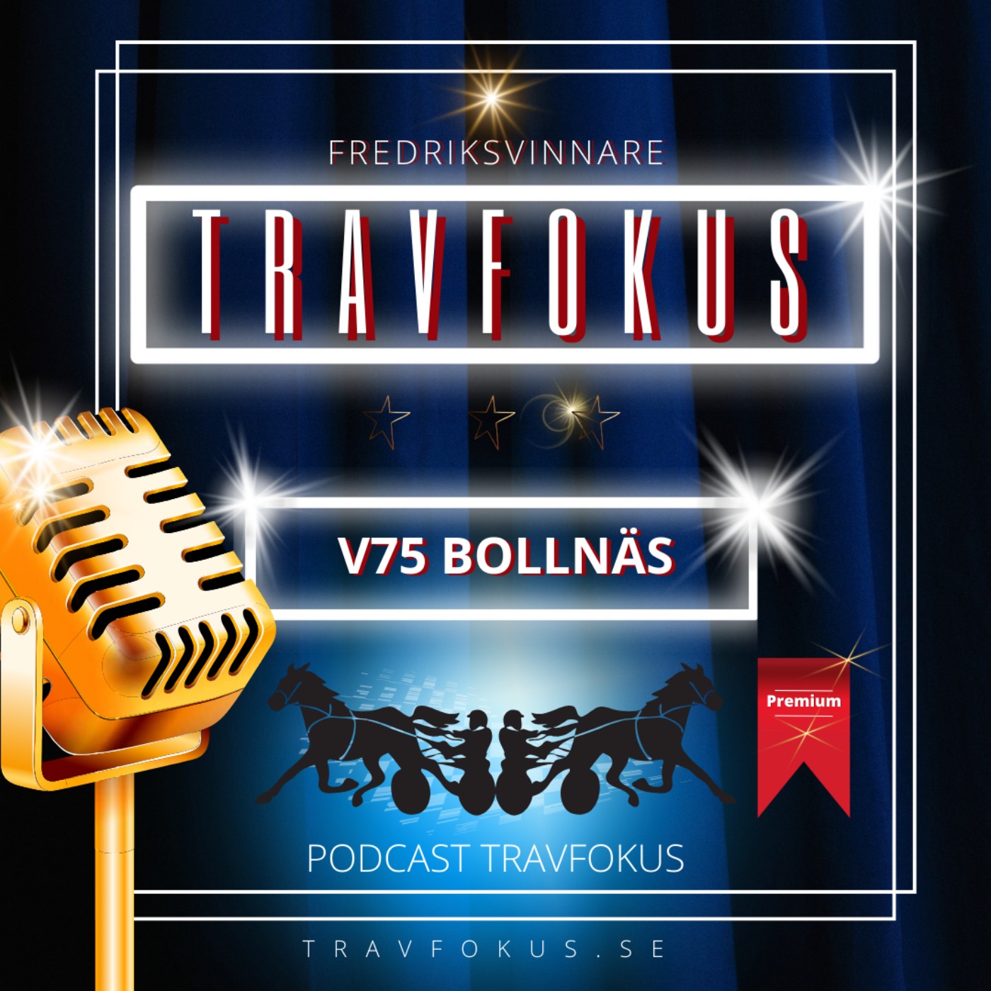 TRAVFOKUS.SE - BOLLNÄS V75 - 9 SEPTEMBER episode artwork