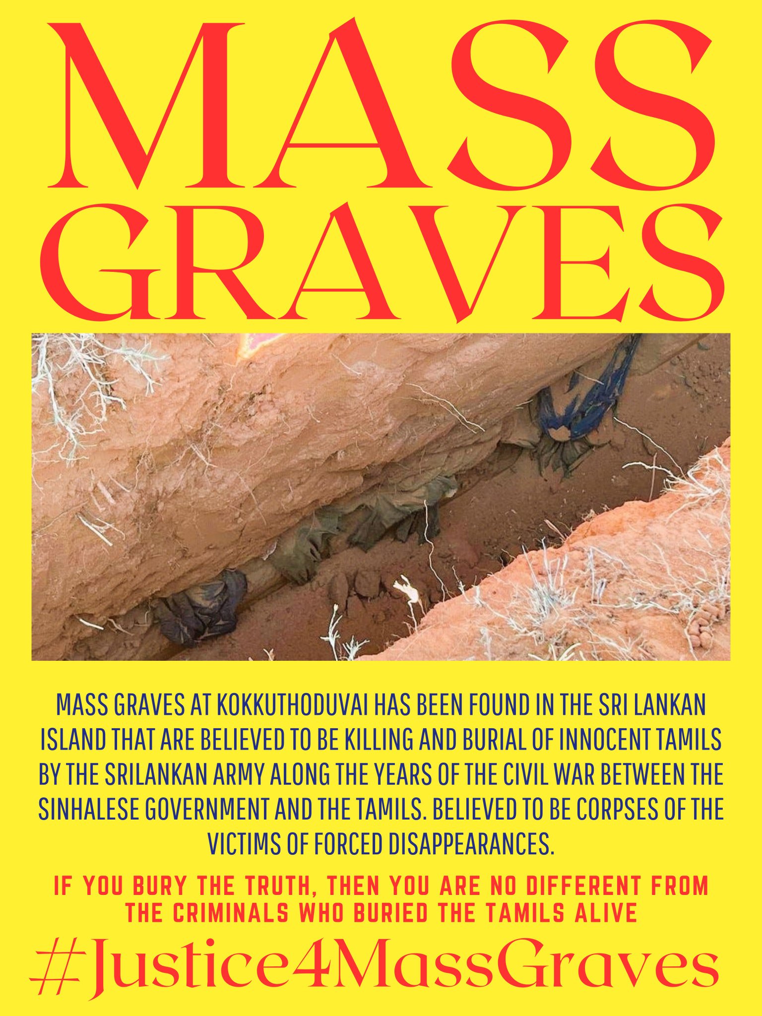 cover art for kokkuthoduvai mass graves Sri lanka