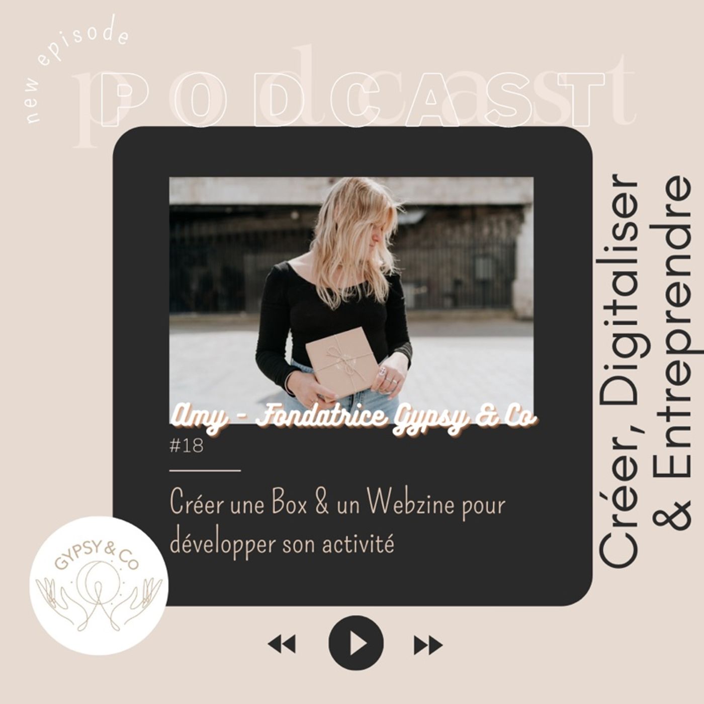 #18 Créer une box & un webzine pour développer son activité / avec Amy de Gypsy&Co