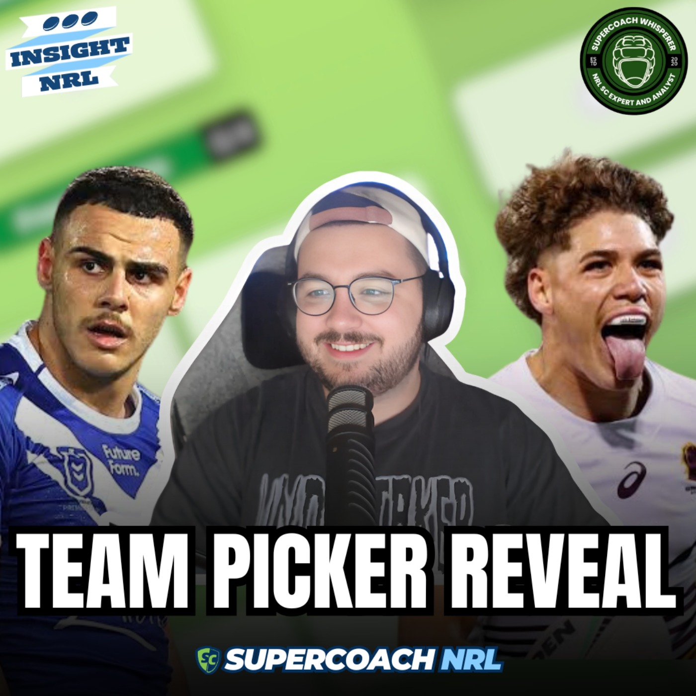 Supercoach Whisperer's Team Picker Team Reveal | Reece Walsh Lightning