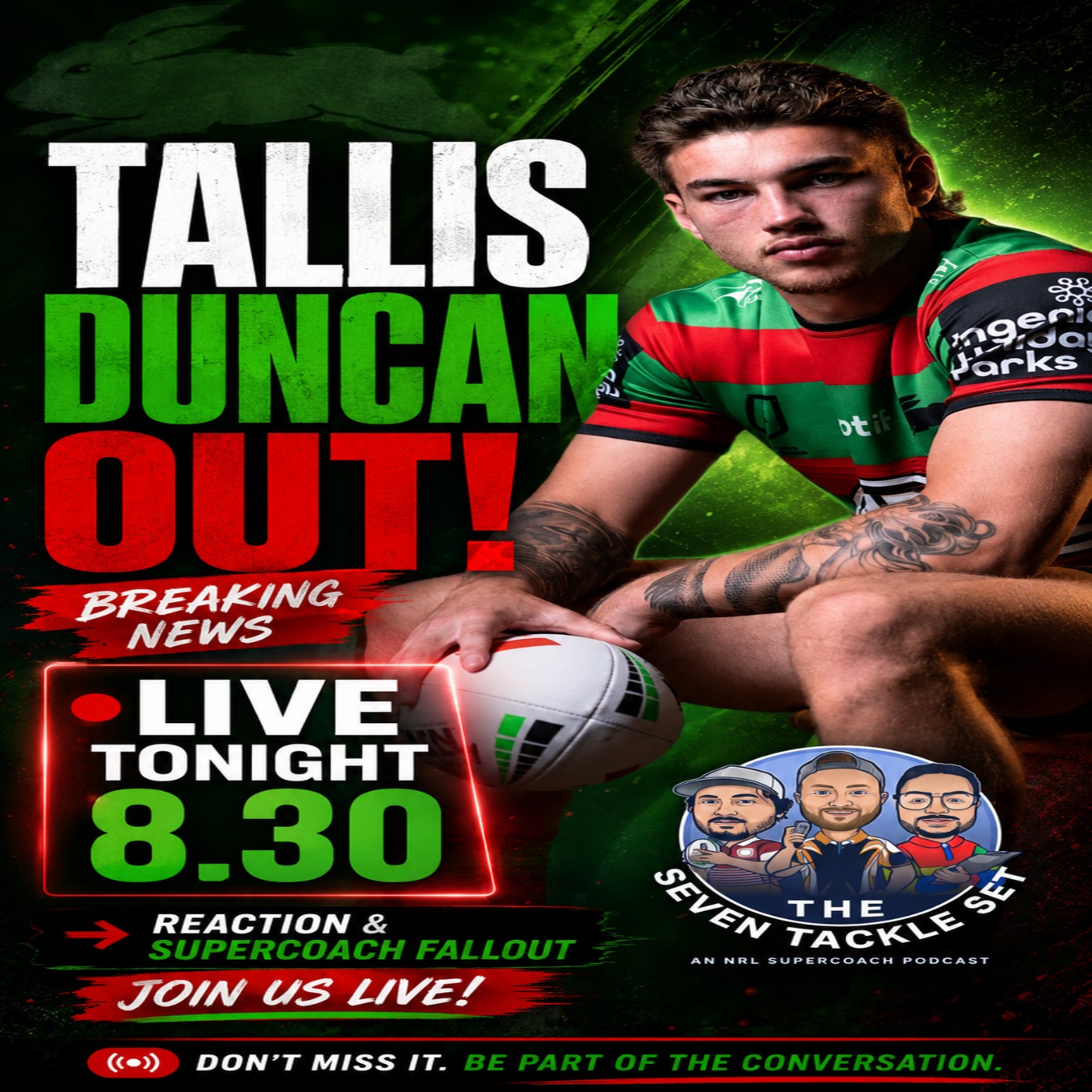 NRL SuperCoach 2026: DUNCAN & FIFITA OUT! 😬 TLT Round 21 Recap episode artwork