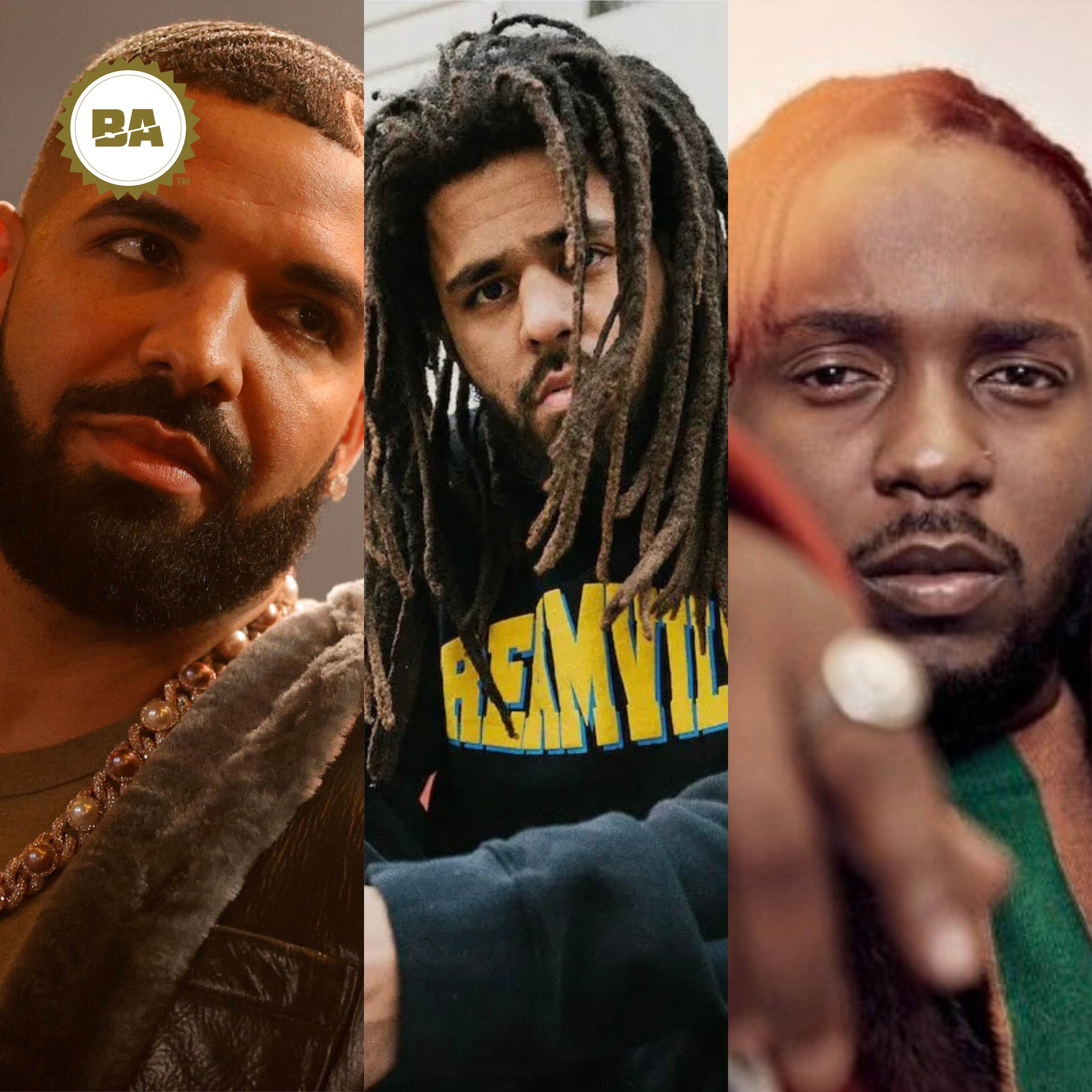 cover art for The Big 3: Drake Vs J. Cole Vs Kendrick Lamar
