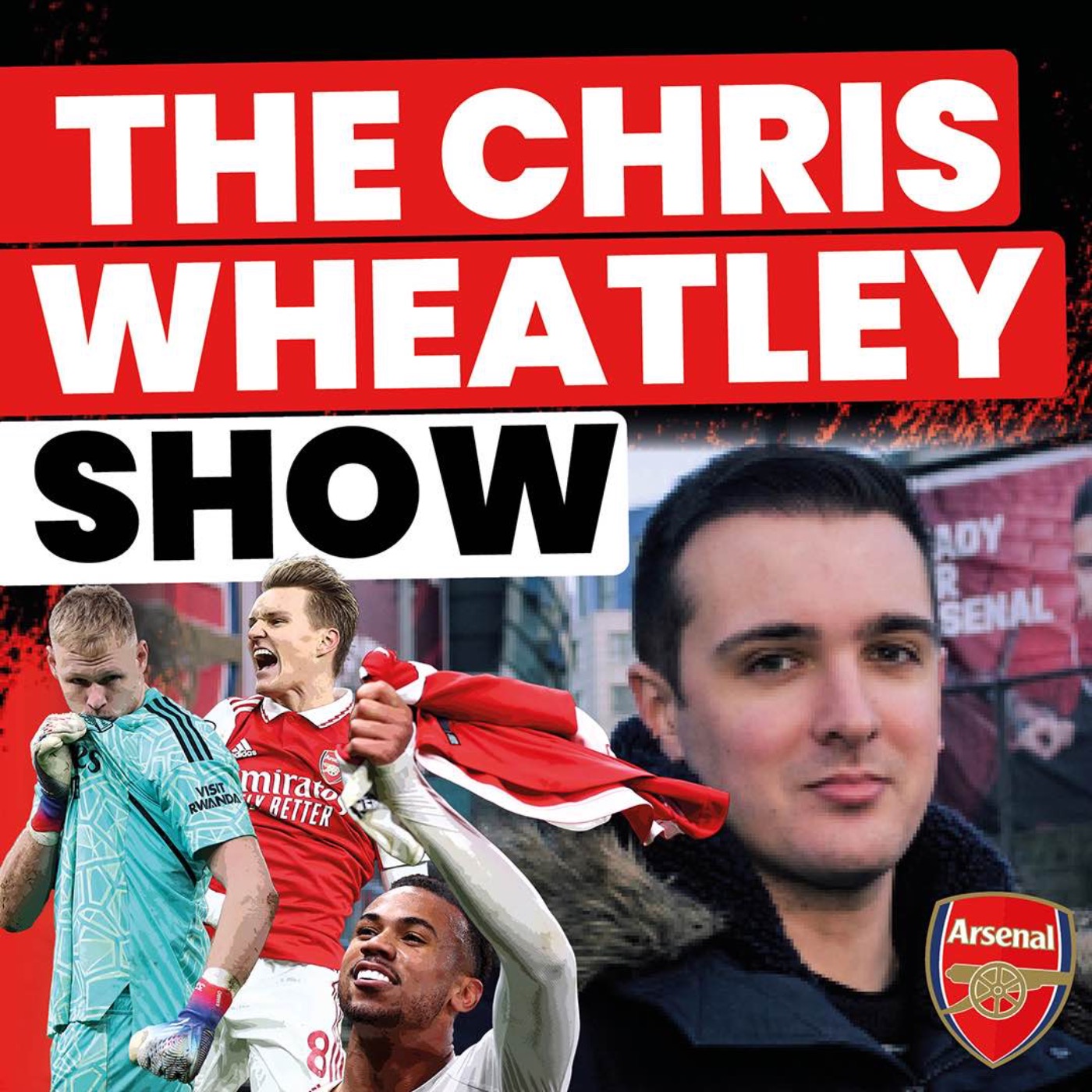 cover art for Chris Wheatley Show: Reiss Nelson's contract, can Arsenal sign Declan Rice? Liverpool 7-0 Man Utd
