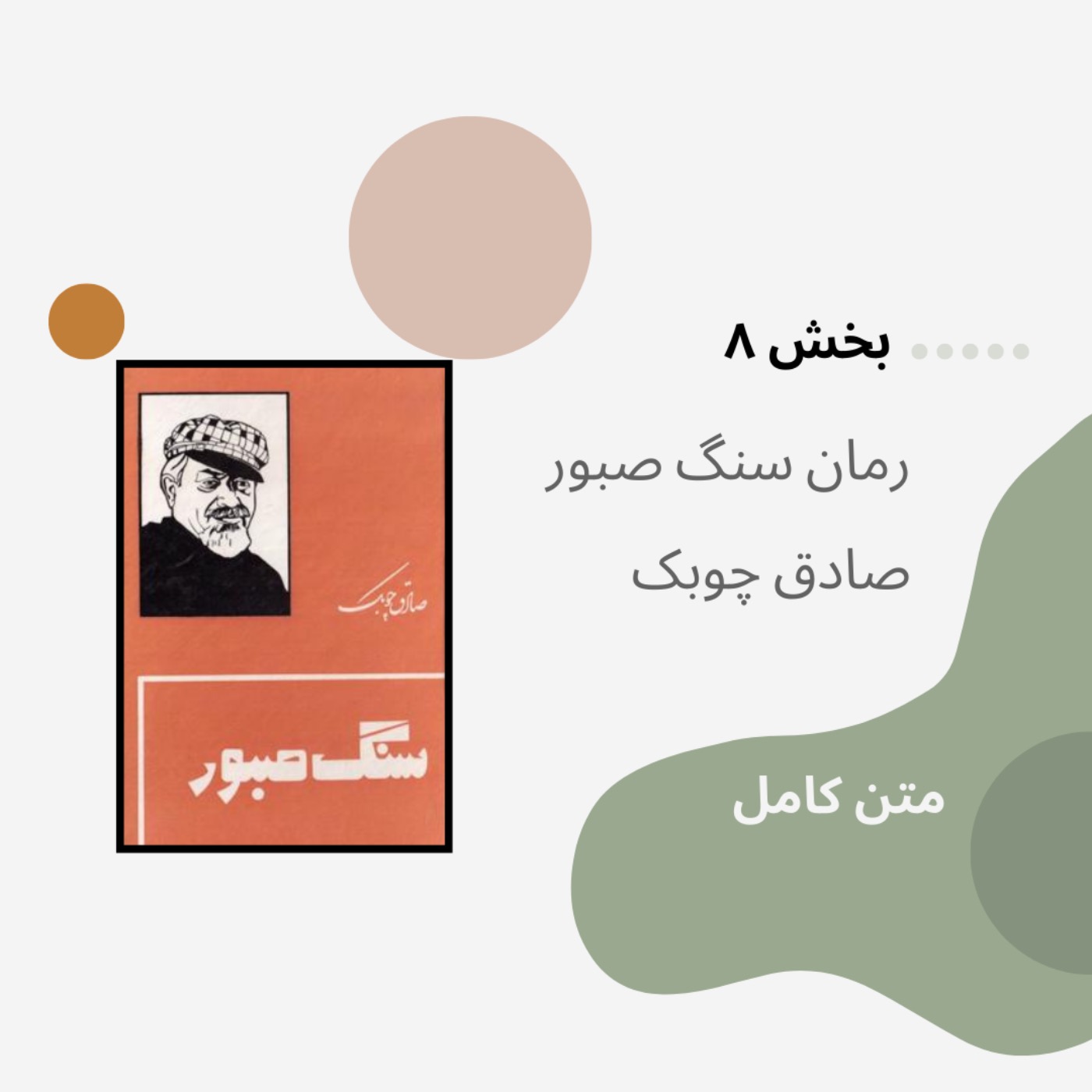 سنگ صبور(۸)، صادق چوبک