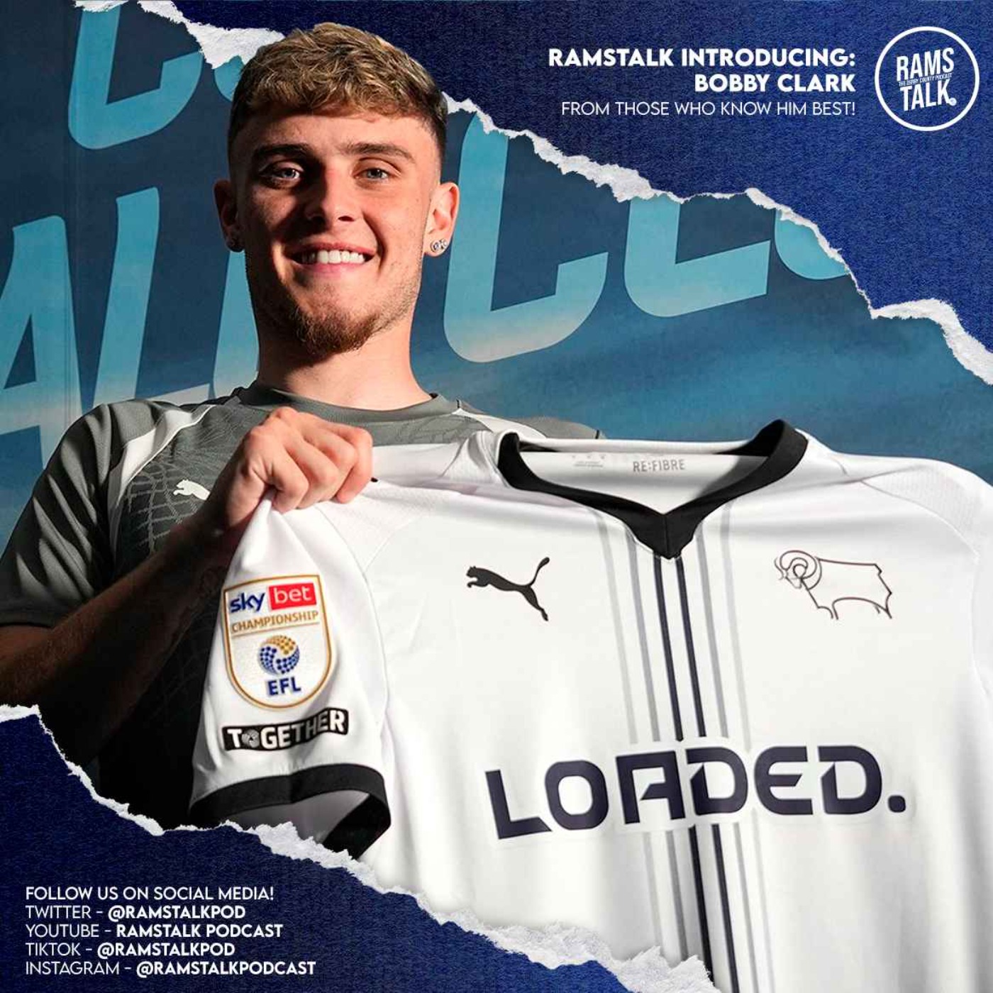 #348 Bobby Clark - Welcome To Derby County Permanently! episode artwork