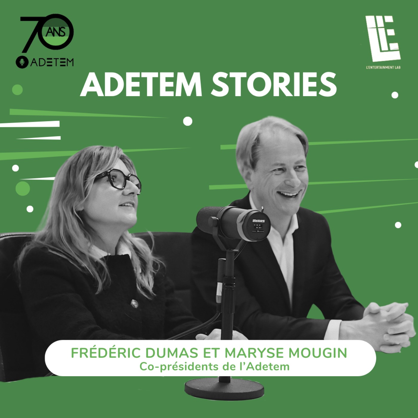 cover art for Adetem Stories : Frédéric Dumas et Maryse Mougin, Co-présidents de l'Adetem