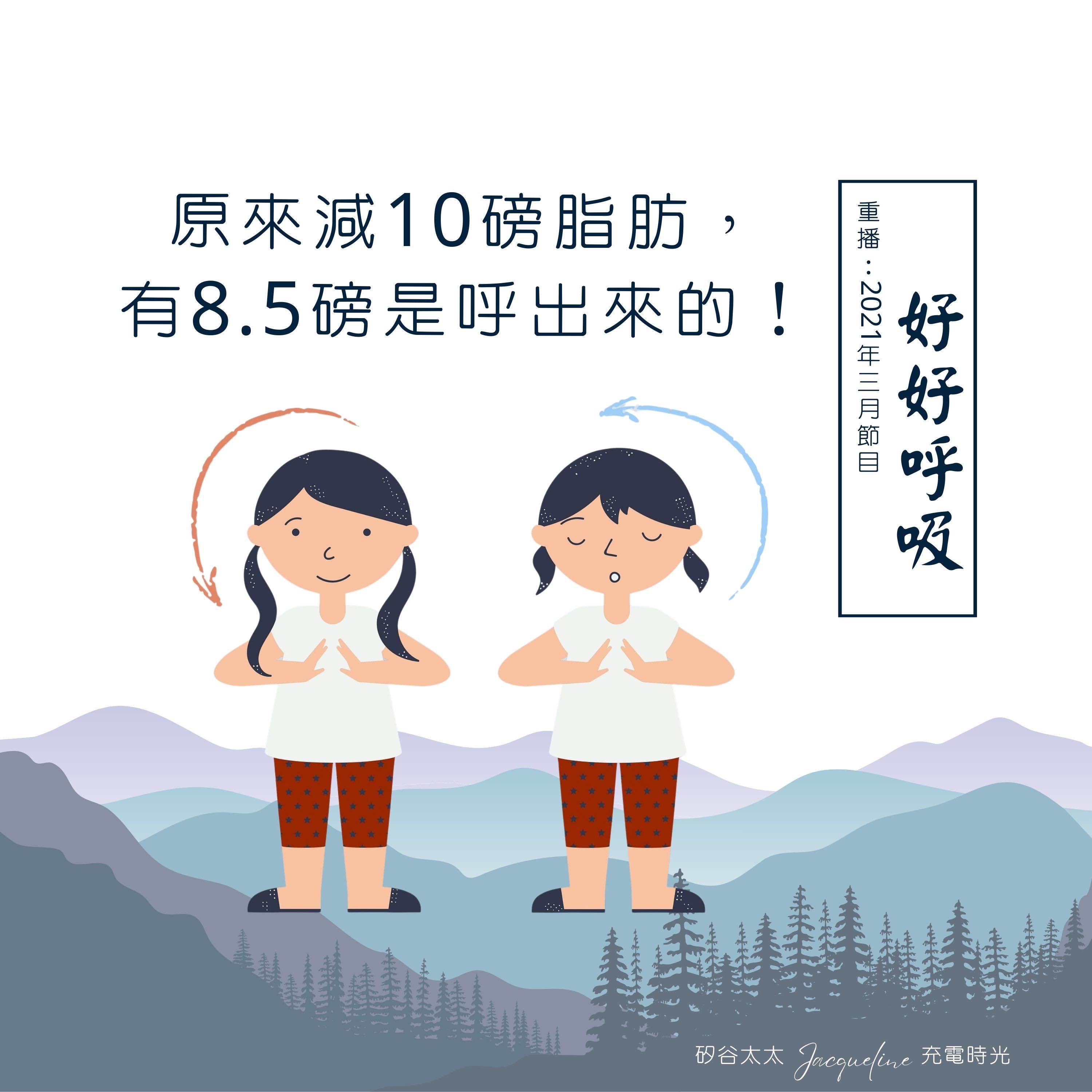 原來減10磅脂肪，有8.5磅是呼出來的！（重播 《EP71 你今天好好呼吸了嗎？》） episode artwork