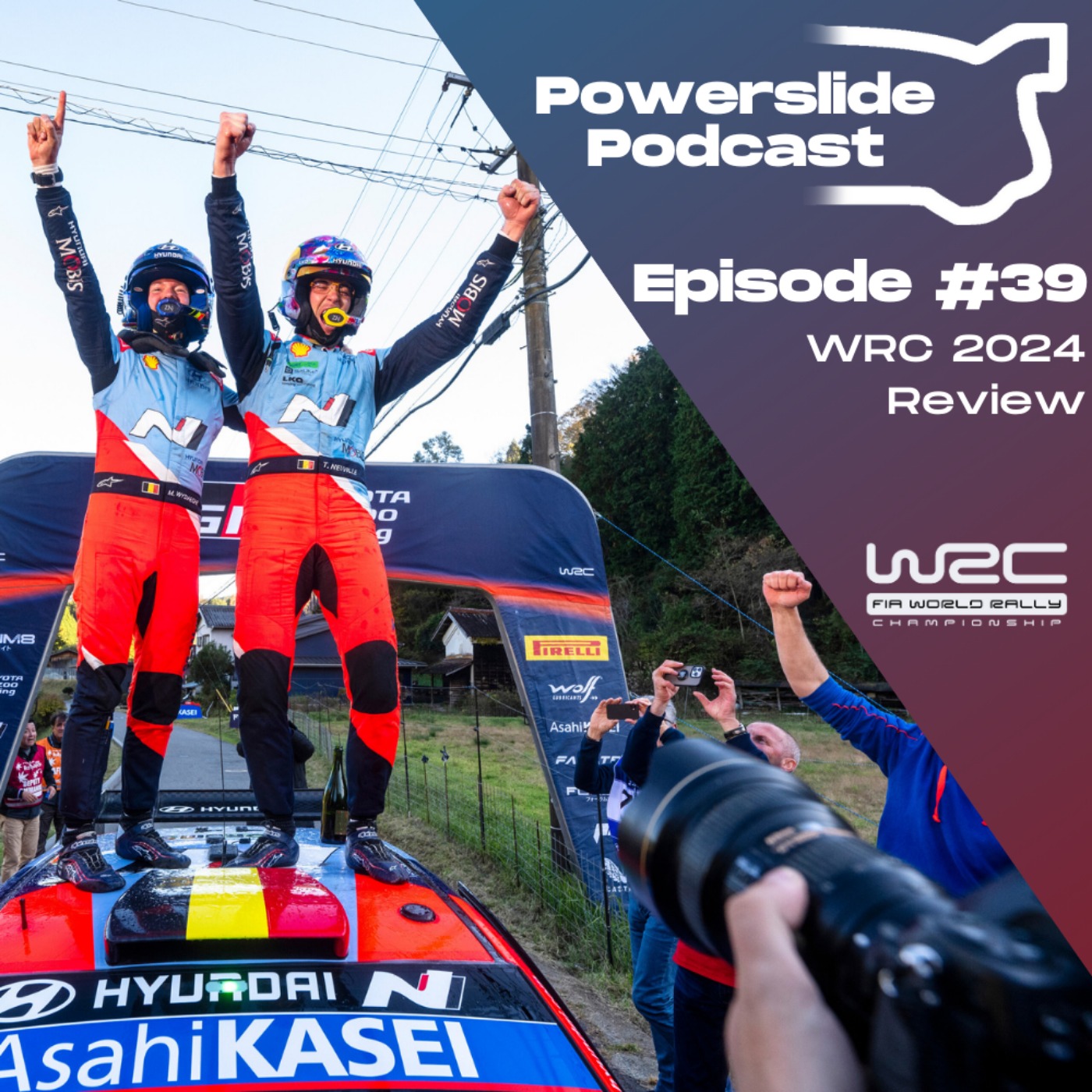 Powerslide Podcast - 39. Neuville Breaks the Curse! - WRC 2024 Review 🚗