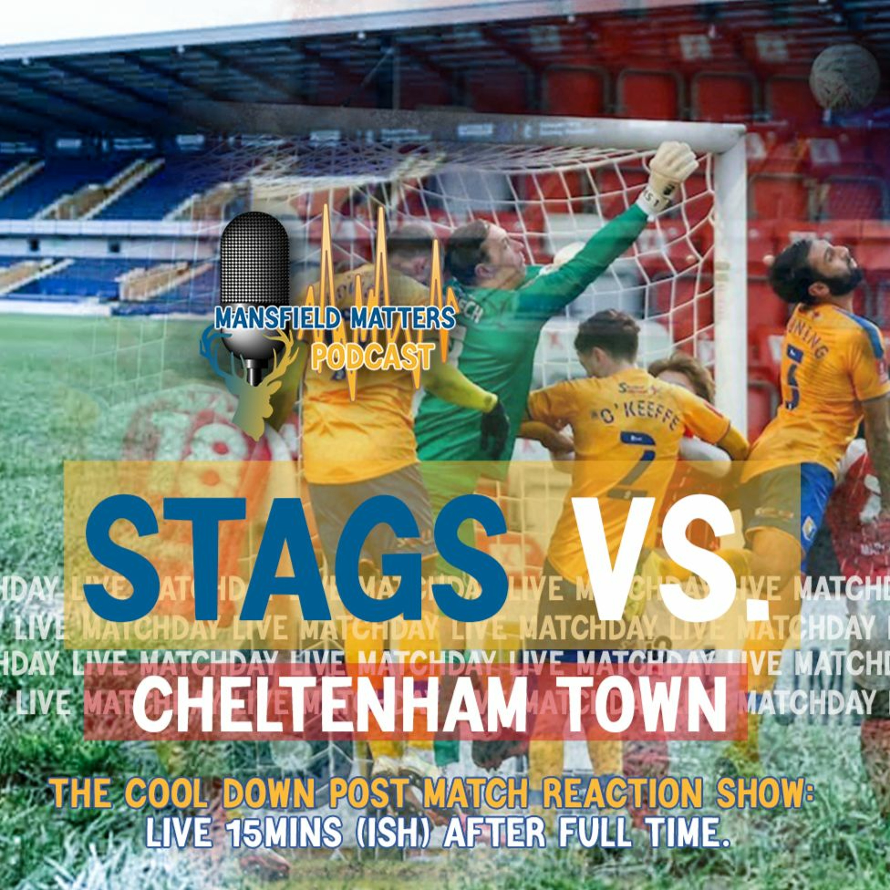 Mansfield Matters THE COOL DOWN EP40 Stags 3 Cheltenham Town 1 episode artwork