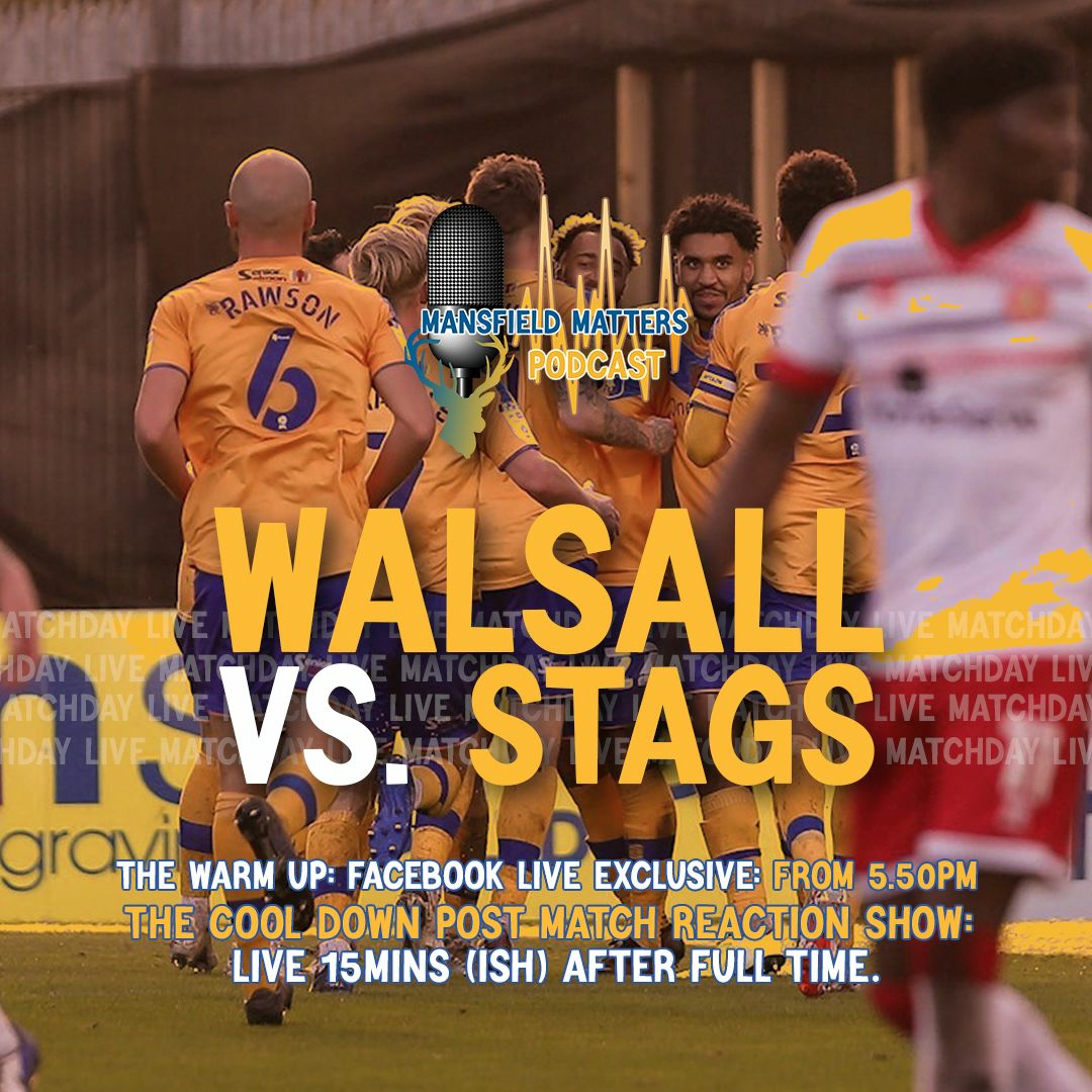 Mansfield Matters THE COOL DOWN EP32 Walsall 1 Stags 1 Absence Makes The Heart Grow Fonder episode artwork