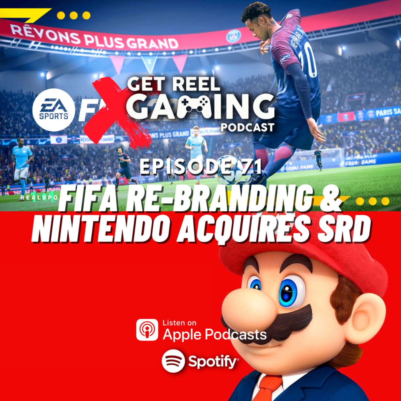 cover art for 71. FIFA Re-Branding & Nintendo Acquires SRD