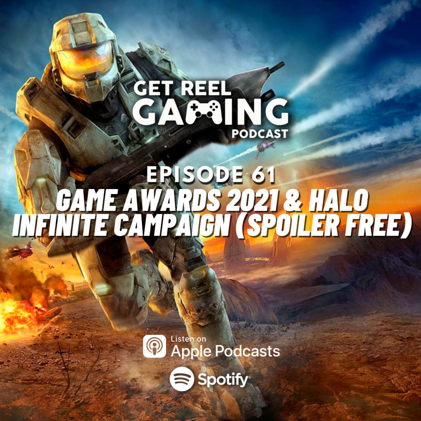cover art for 61. Game Awards 2021 & Halo Infinite Campaign (Spoiler Free)