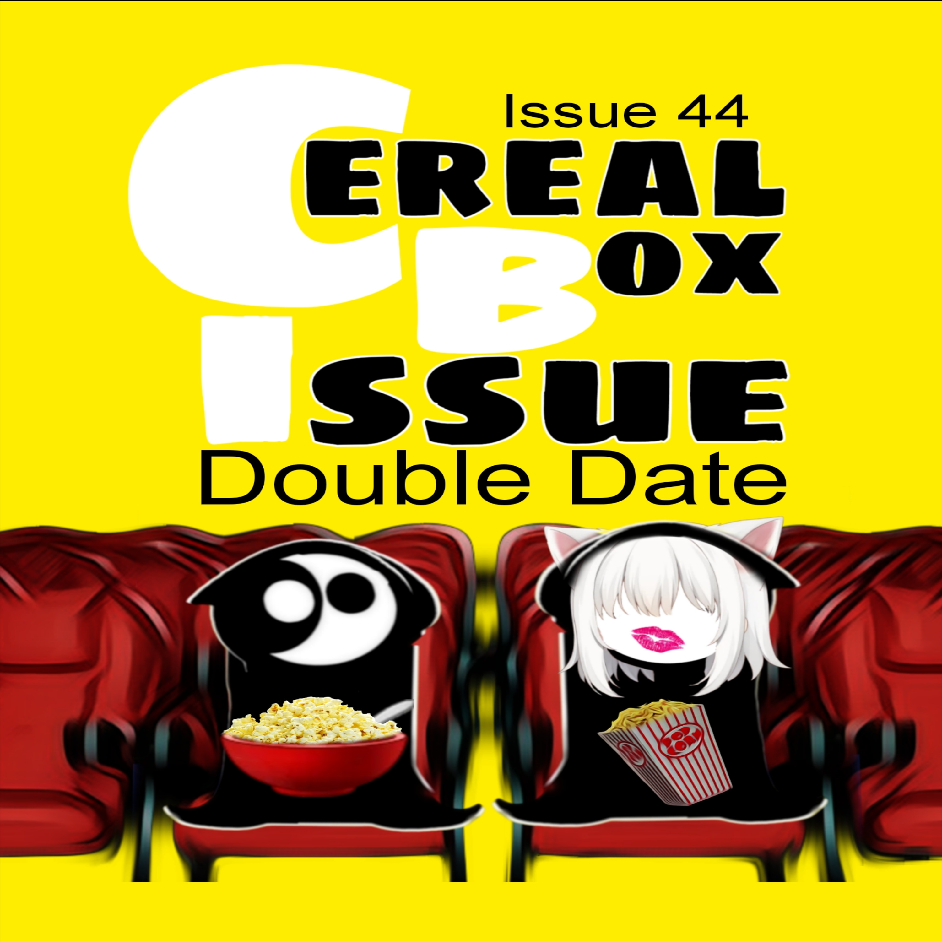 Cereal box issue 44. Double date. episode artwork