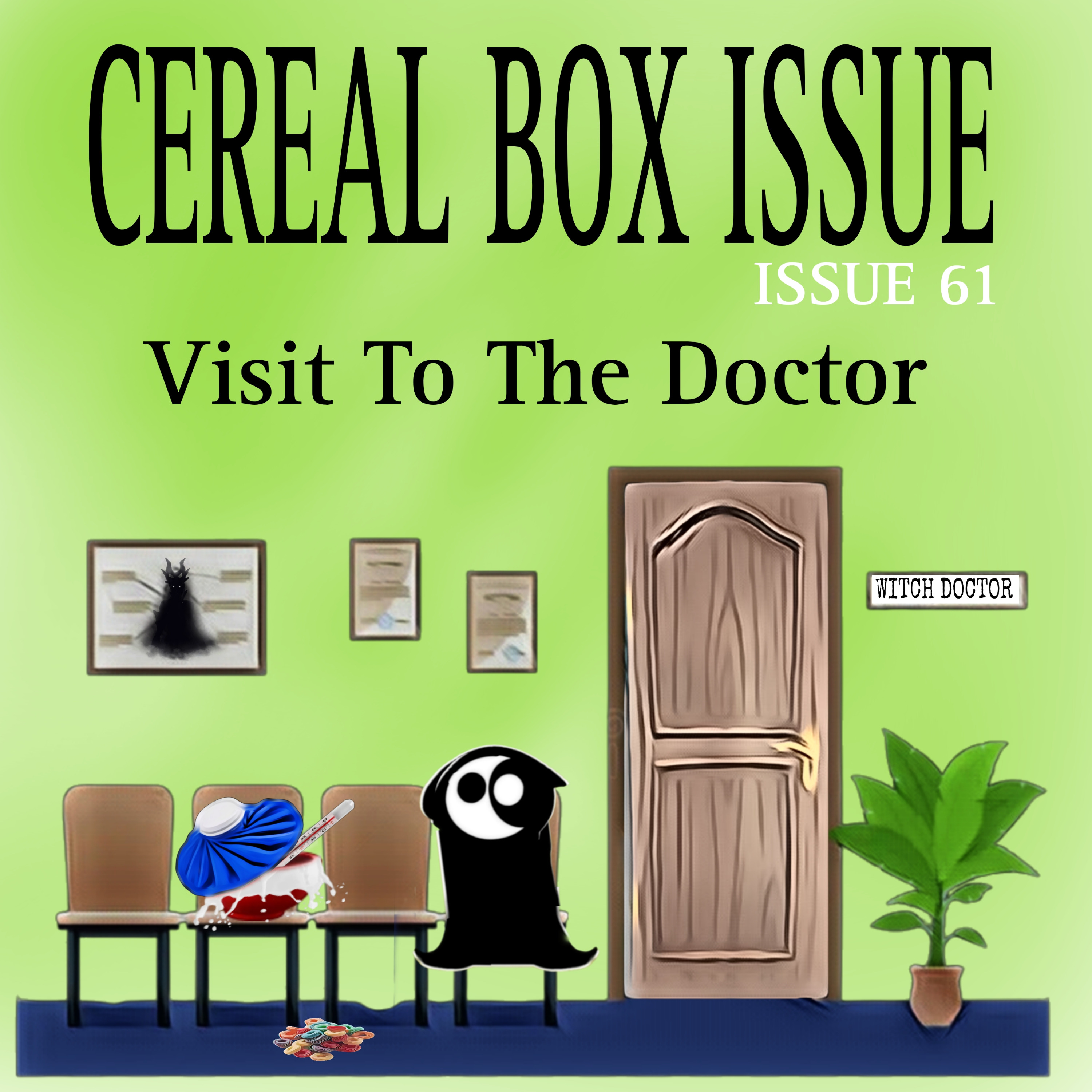 Cereal box issue 61. Visit to the doctor. episode artwork