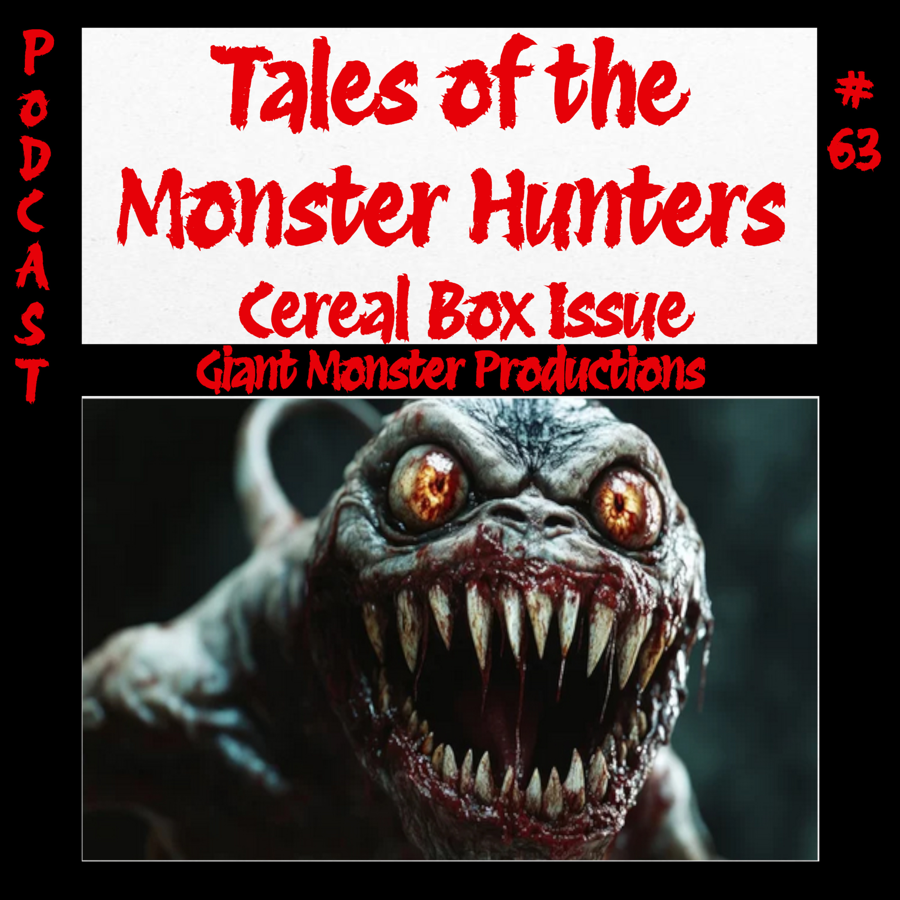 Cereal box issue 63. Choke on that episode artwork