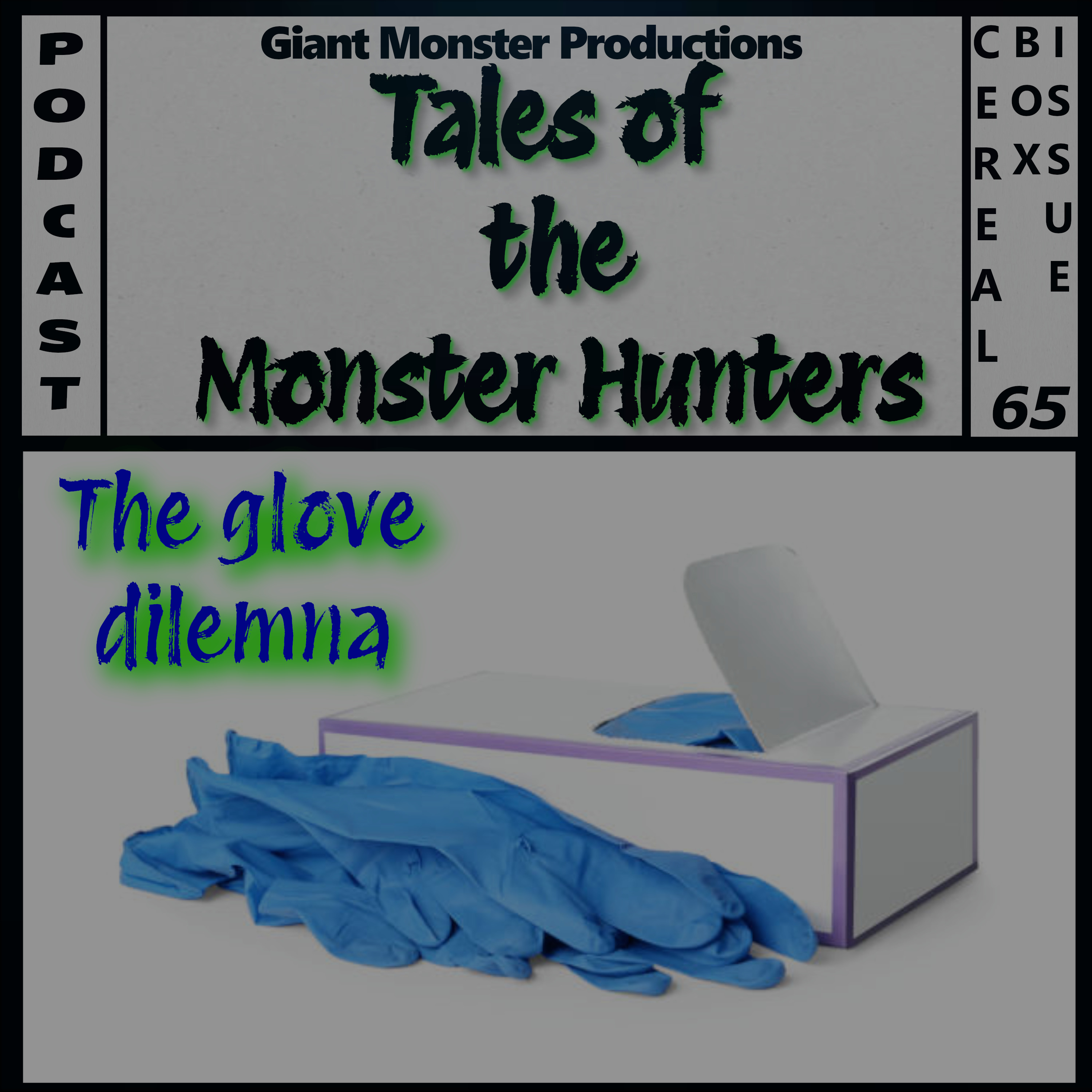 Cereal box issue 65. The glove dilemna episode artwork