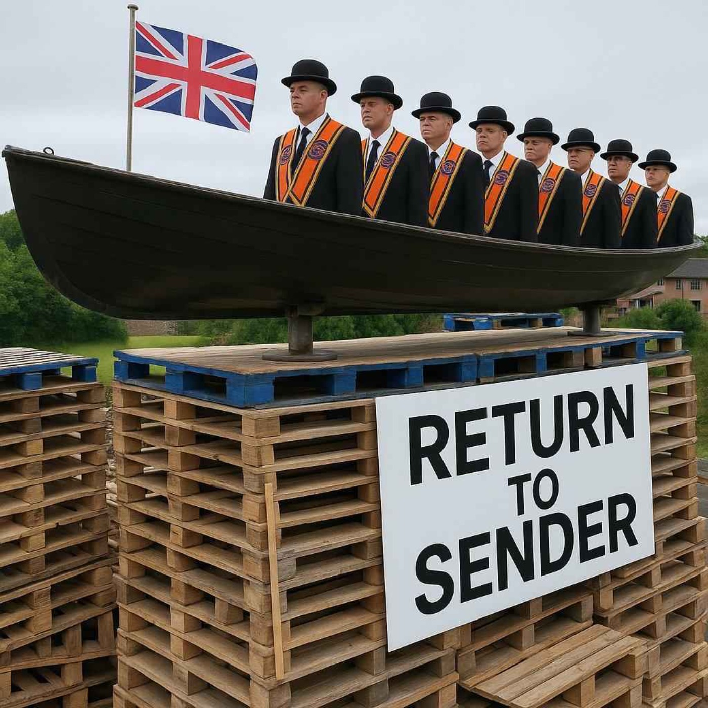 Postmodernism and the Twelfth. In Moygashel, they’re eating the dogs, they’re eating the cats