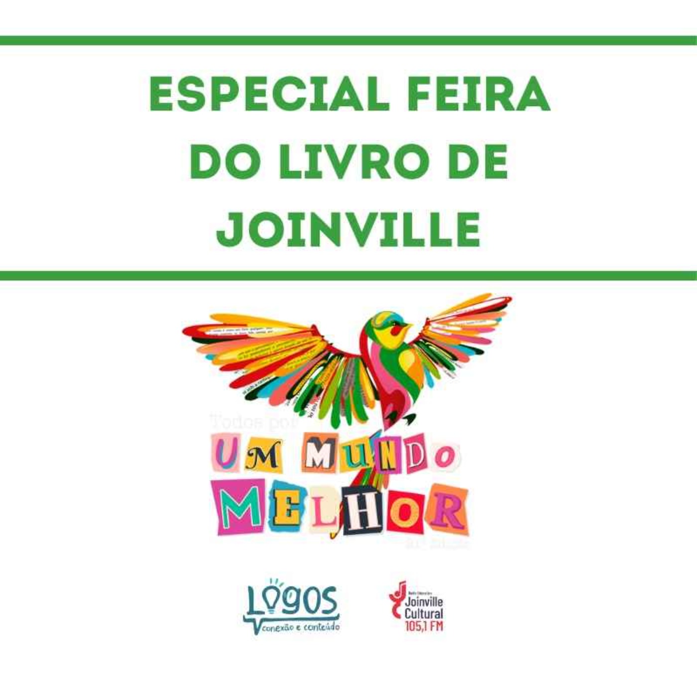 ESPECIAL FEIRA DO LIVRO JOINVILLE - Conheça os grandes nomes da literatura que fazem parte da programação oficial do evento episode artwork