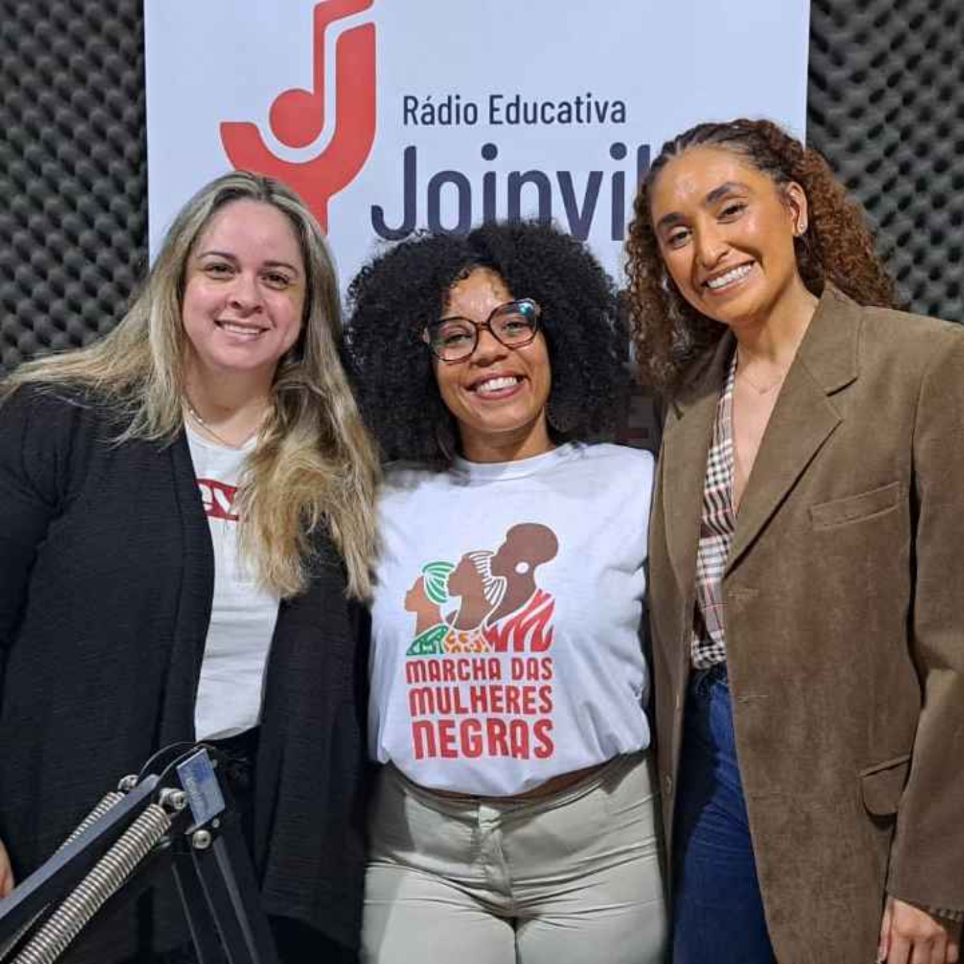 PAPO EM DIA - Estefany Cristine de Moura dos Passos e Cássia Sant Anna se mobilizam para joinvilenses participarem da Marcha das Mulheres Negras por Reparação e Bem Viver
