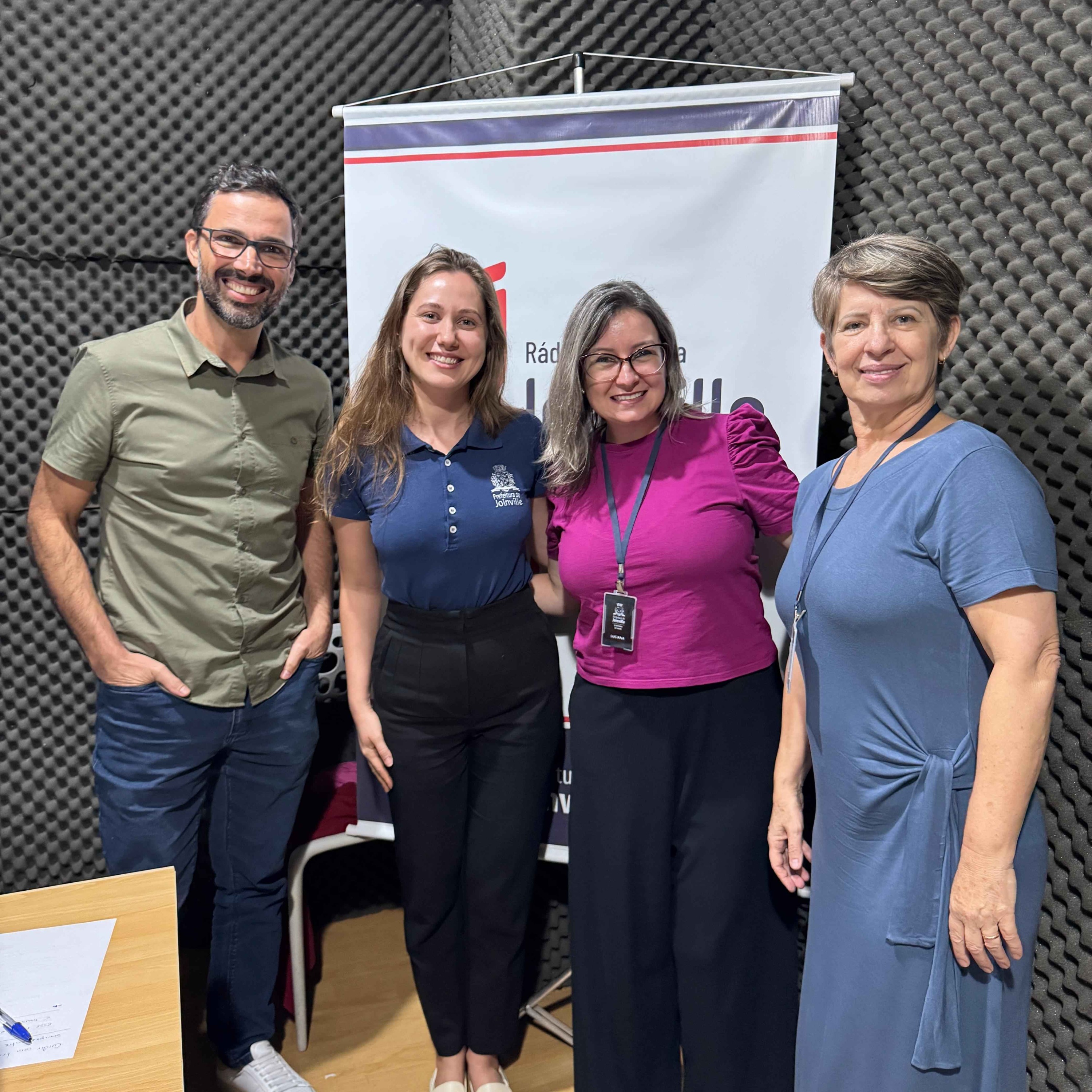 PAPO EM DIA - Seminário de Segurança Alimentar e Nutricional - Coordenadoras Nutricionais Luciana Ruviaro (Secretaria da Saúde); Patricia Girardi (Secretaria de Assistência Social); e Márcia Schneider (Secretaria de Educação)