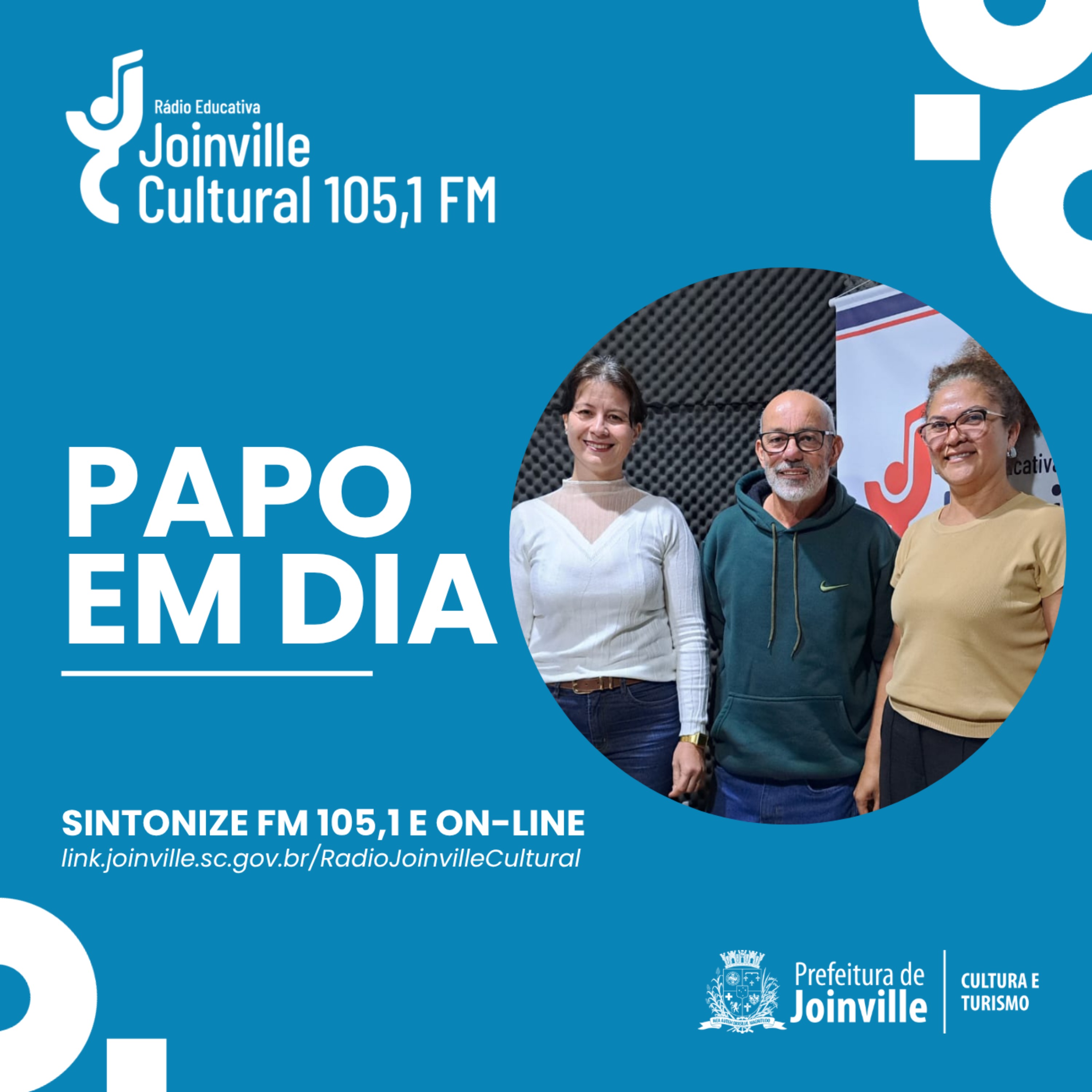 Projeto das Bibliotecas Públicas de Joinville é reconhecido nacionalmente – Celestre Silva, Claudinei João Antunes e Cláudia Monteiro Roque