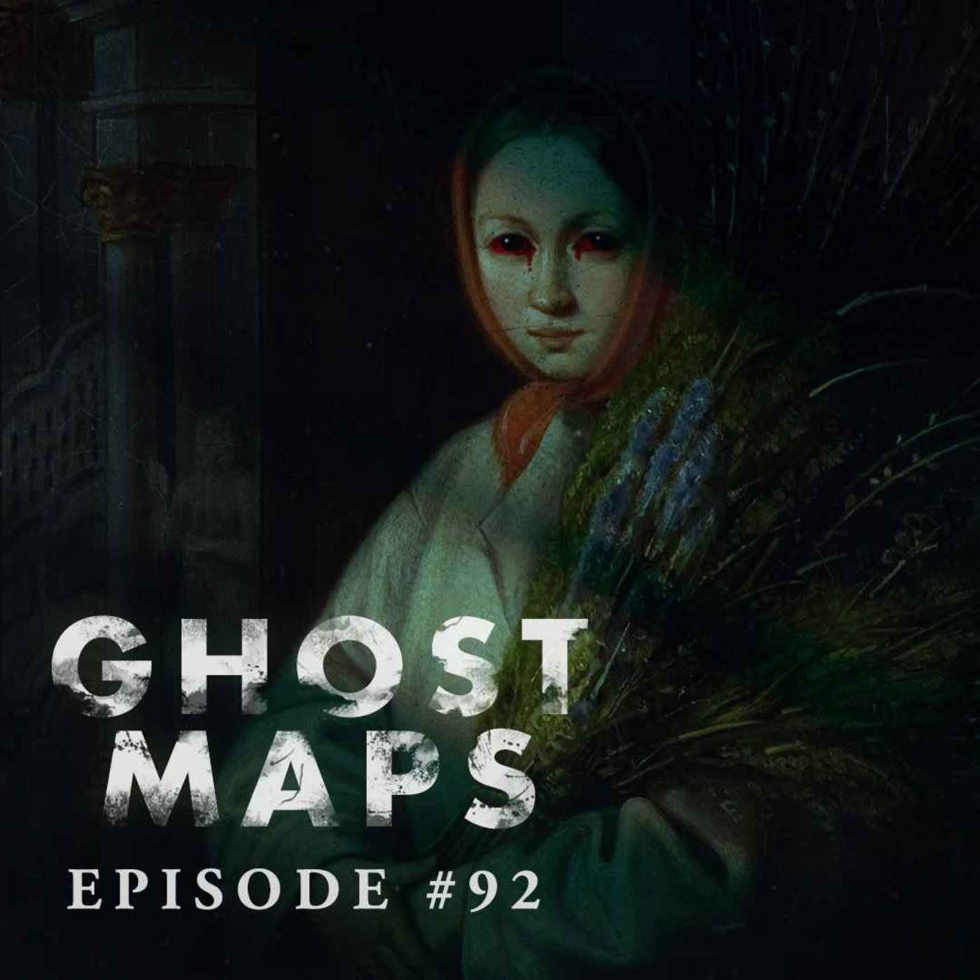 cover art for #92: Hungry Ghost 2023 - The Dancing Painting - GHOST MAPS - True Southeast Asian Horror Stories