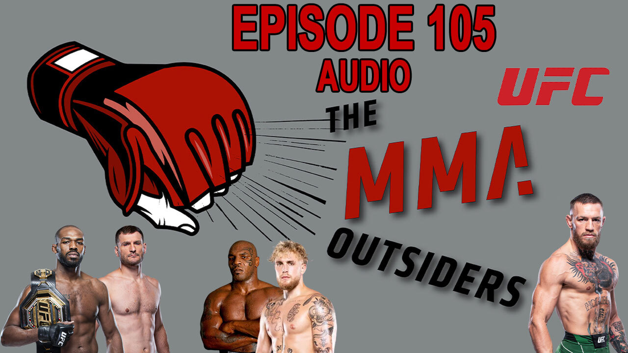 Jon Jones scoffs at Jake Paul vs. Mike Tyson | MMA Outsiders Ep 105 - 11/12/2024 episode artwork