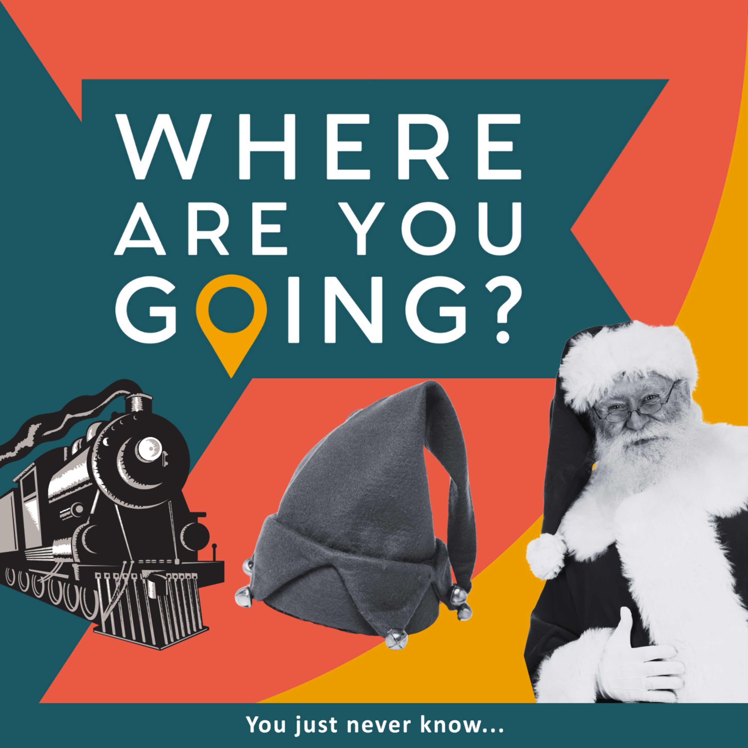 Father Christmas, a steam train and a chatterbox