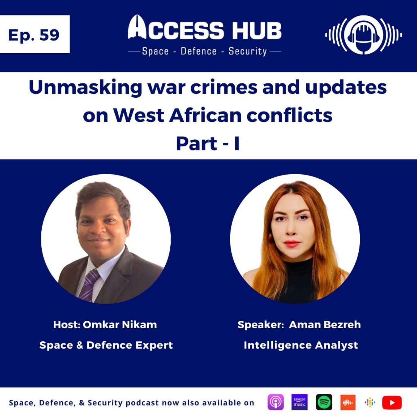 cover art for Ep.59 Unmasking war crimes and updates on West African conflicts - Part - I | Aman Bezreh