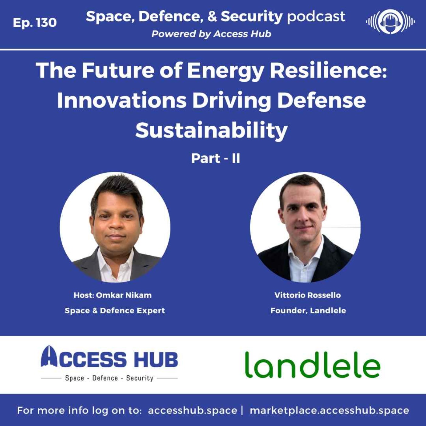 Ep.130 The Future of Energy Resilience: Innovations Driving Defense Sustainability - Part-II | landlele
