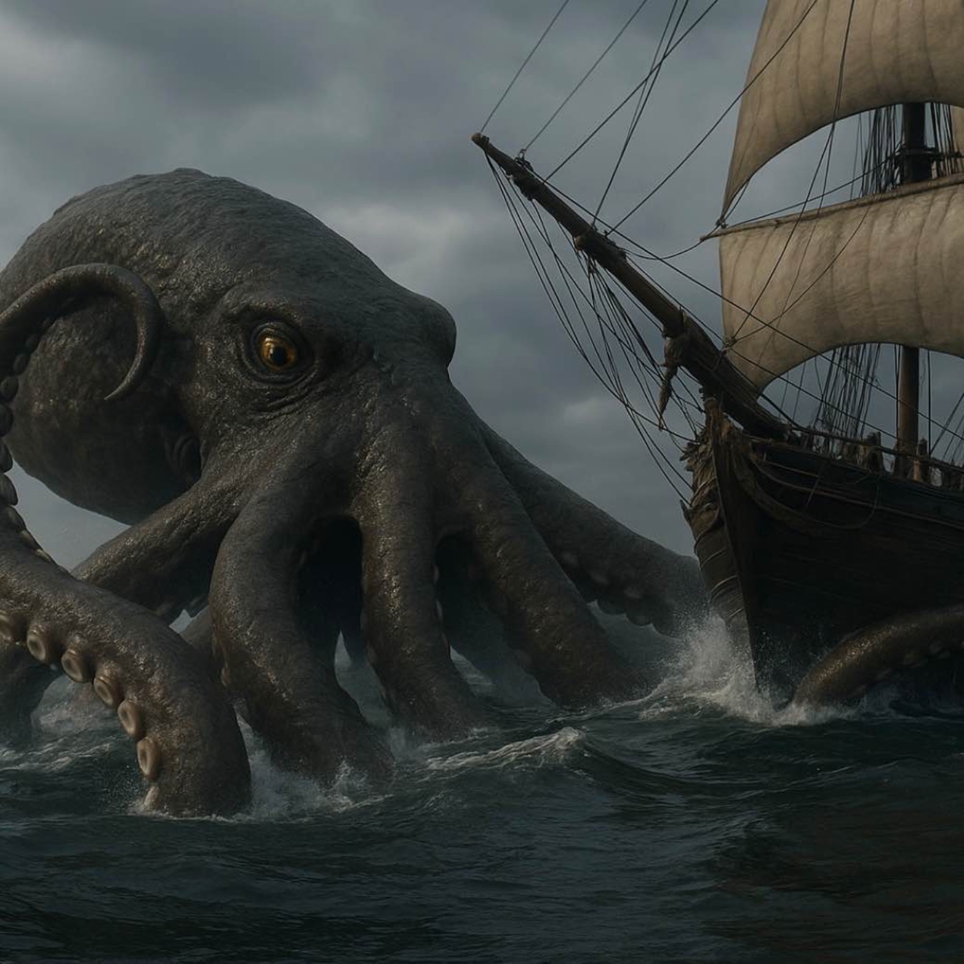 Kraken – Havets Mytiska Jättebläckfisk