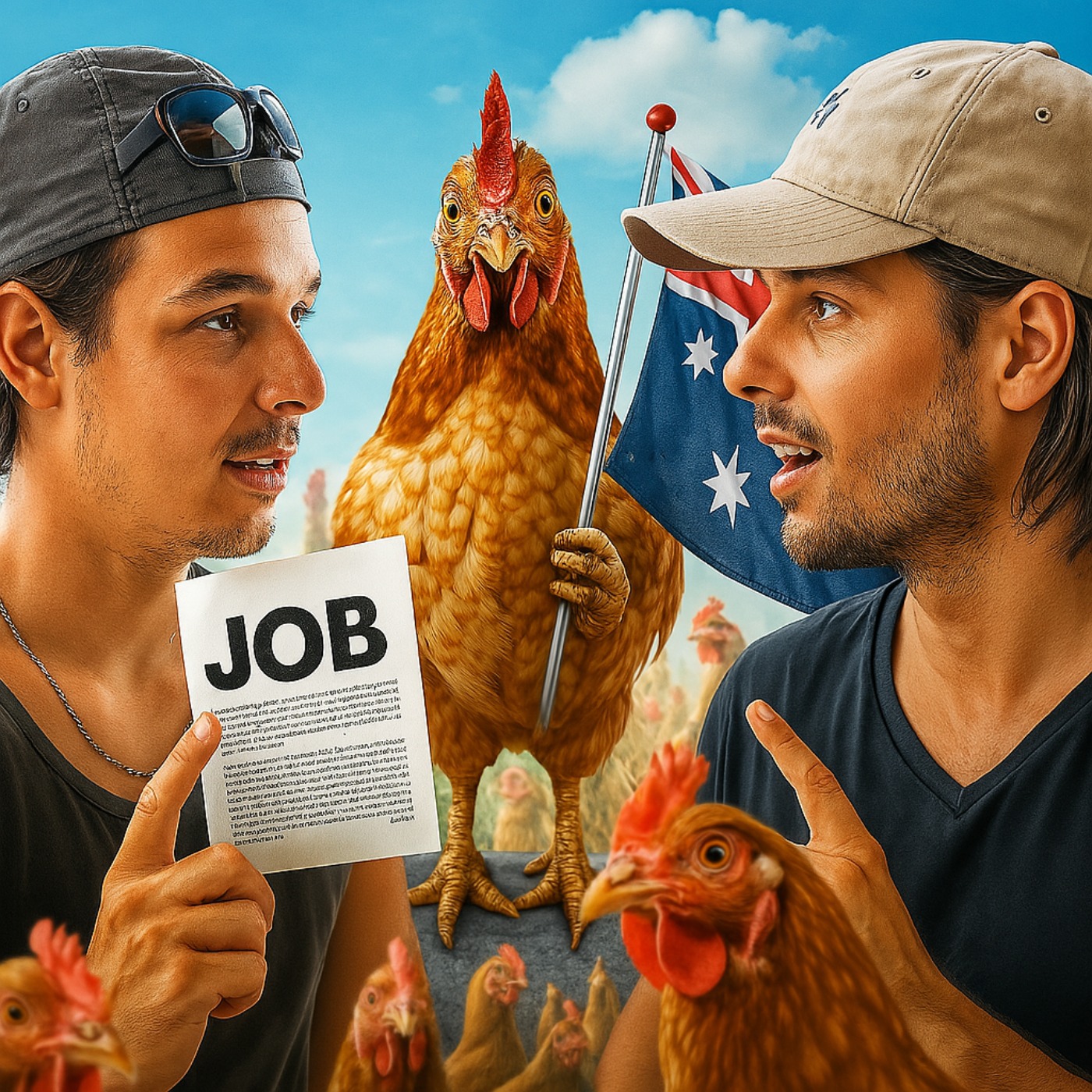 Travailler dans une ferme de poulets en Australie