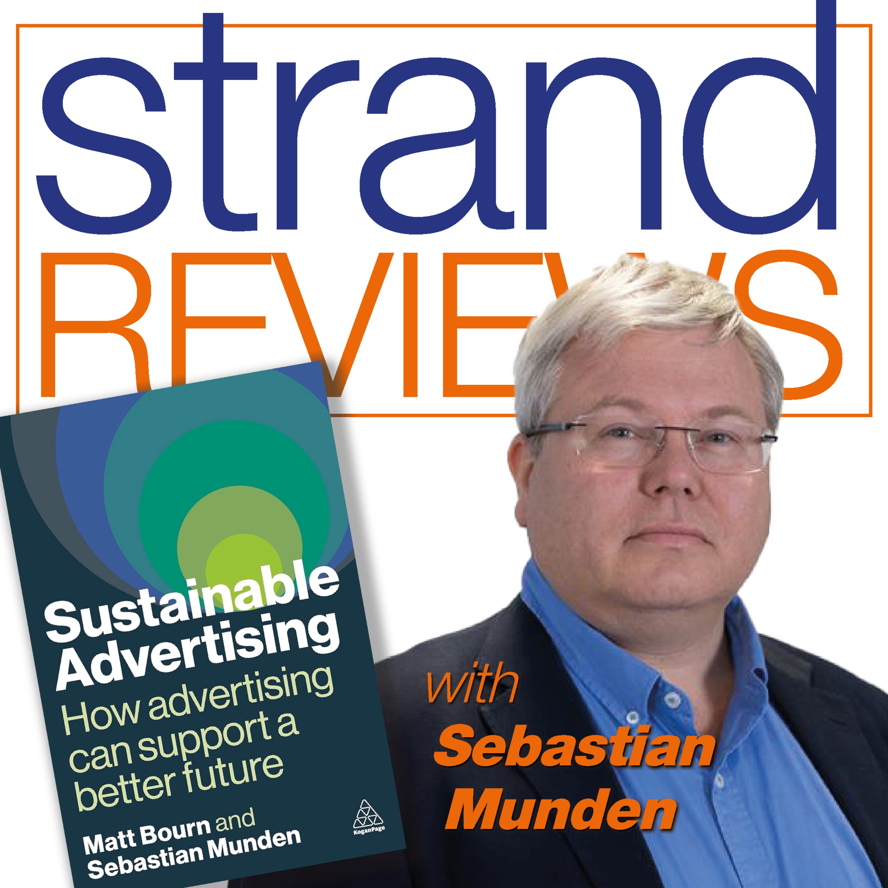 cover art for Sustainable Advertising, with the co-author, Sebastian Munden