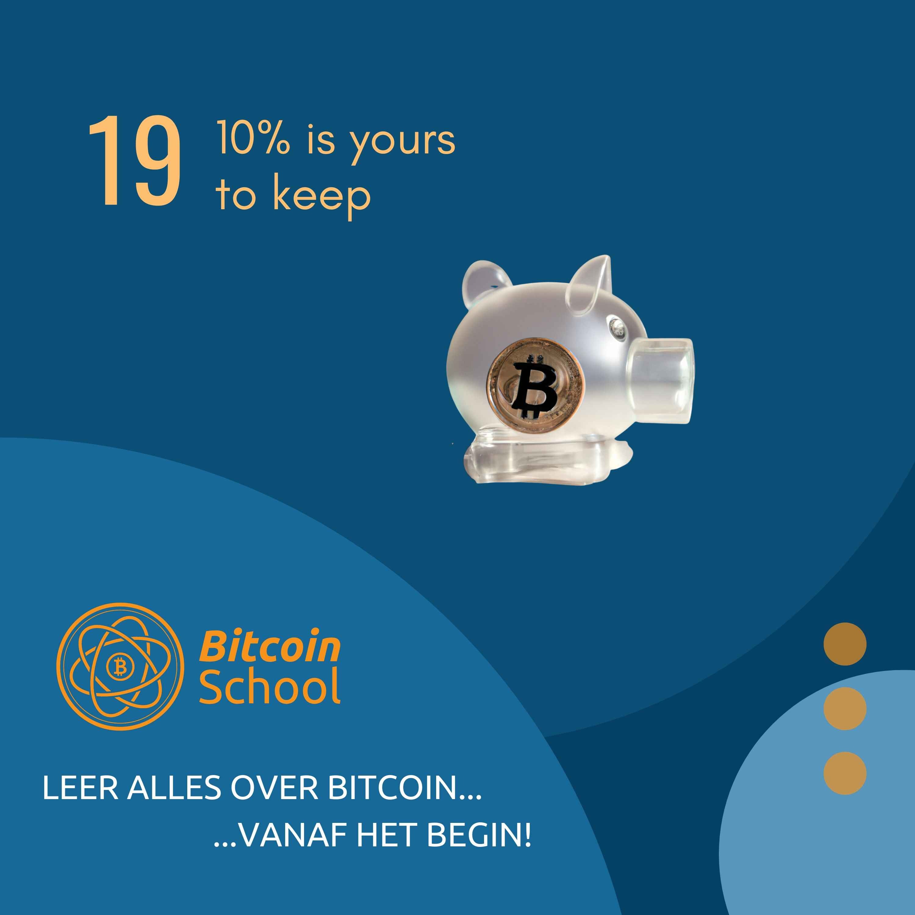Les 19 - 10% is yours to keep