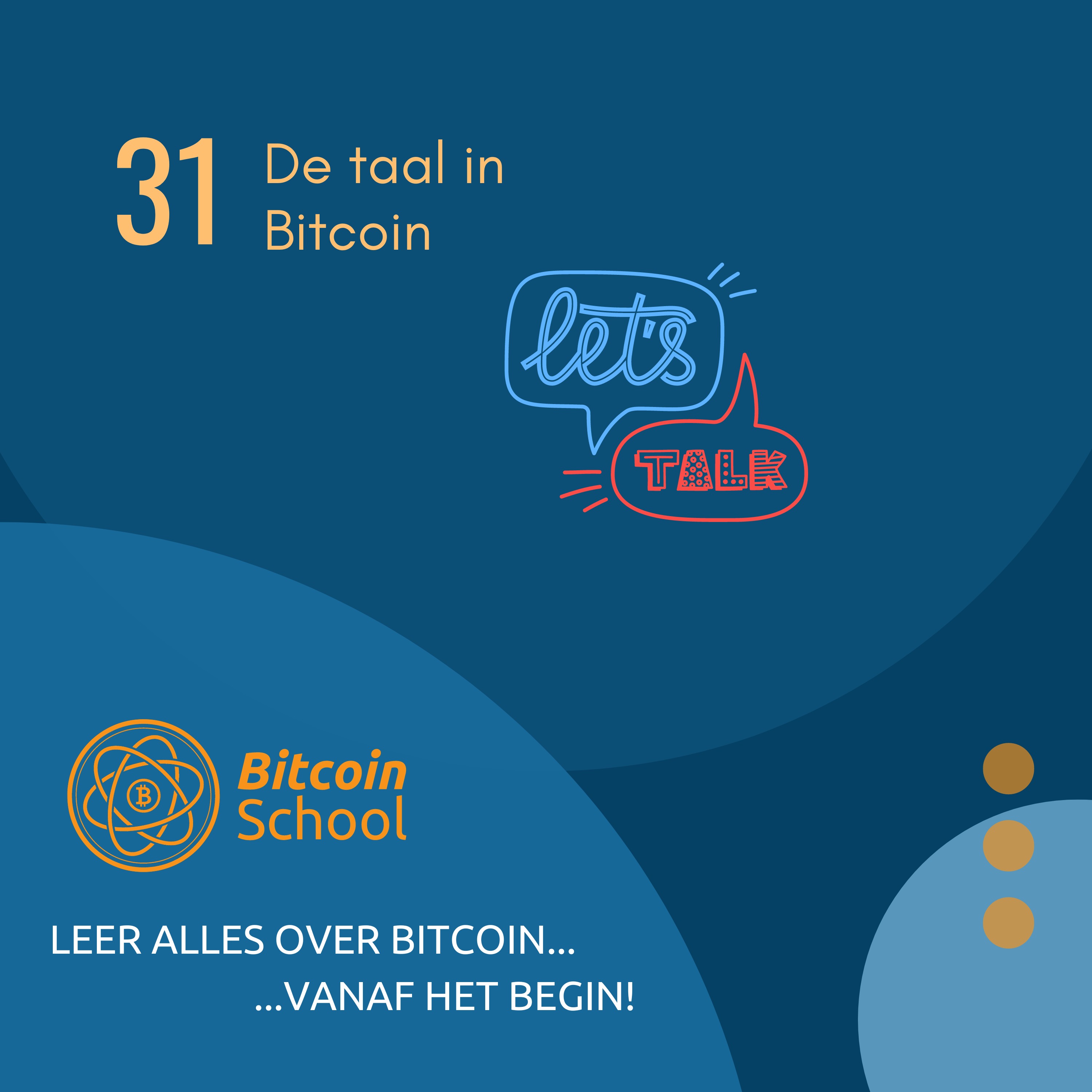 Les 31 - De taal in Bitcoin