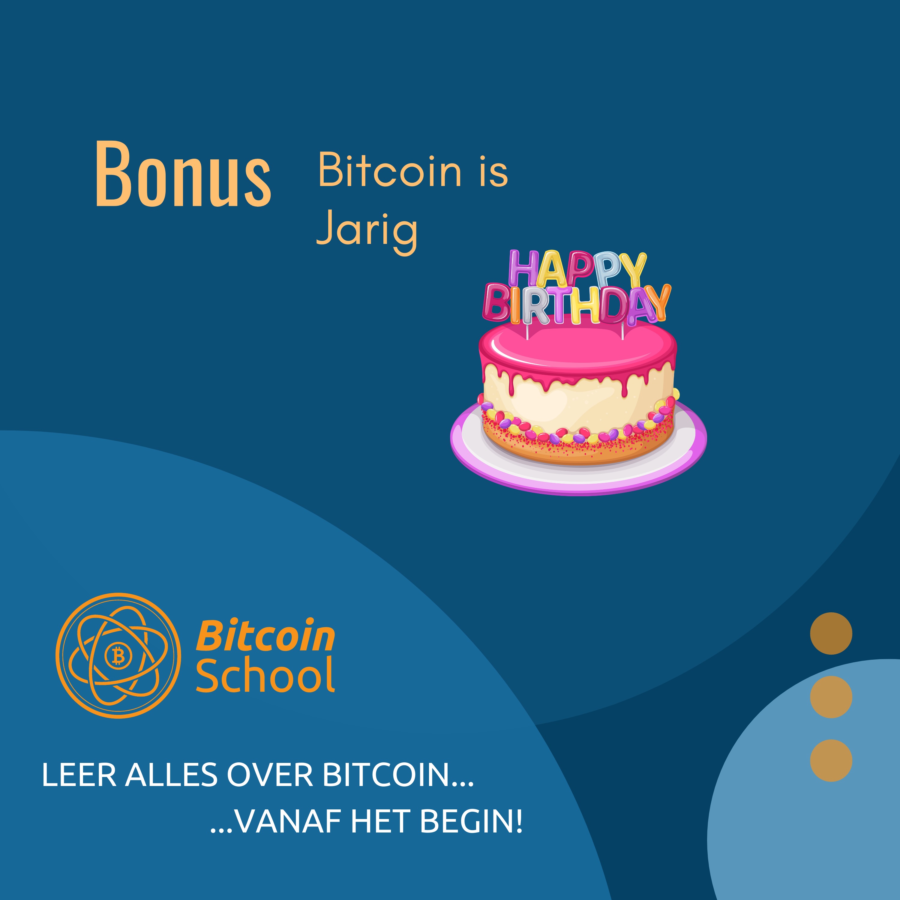 Bonus - Bitcoin is Jarig