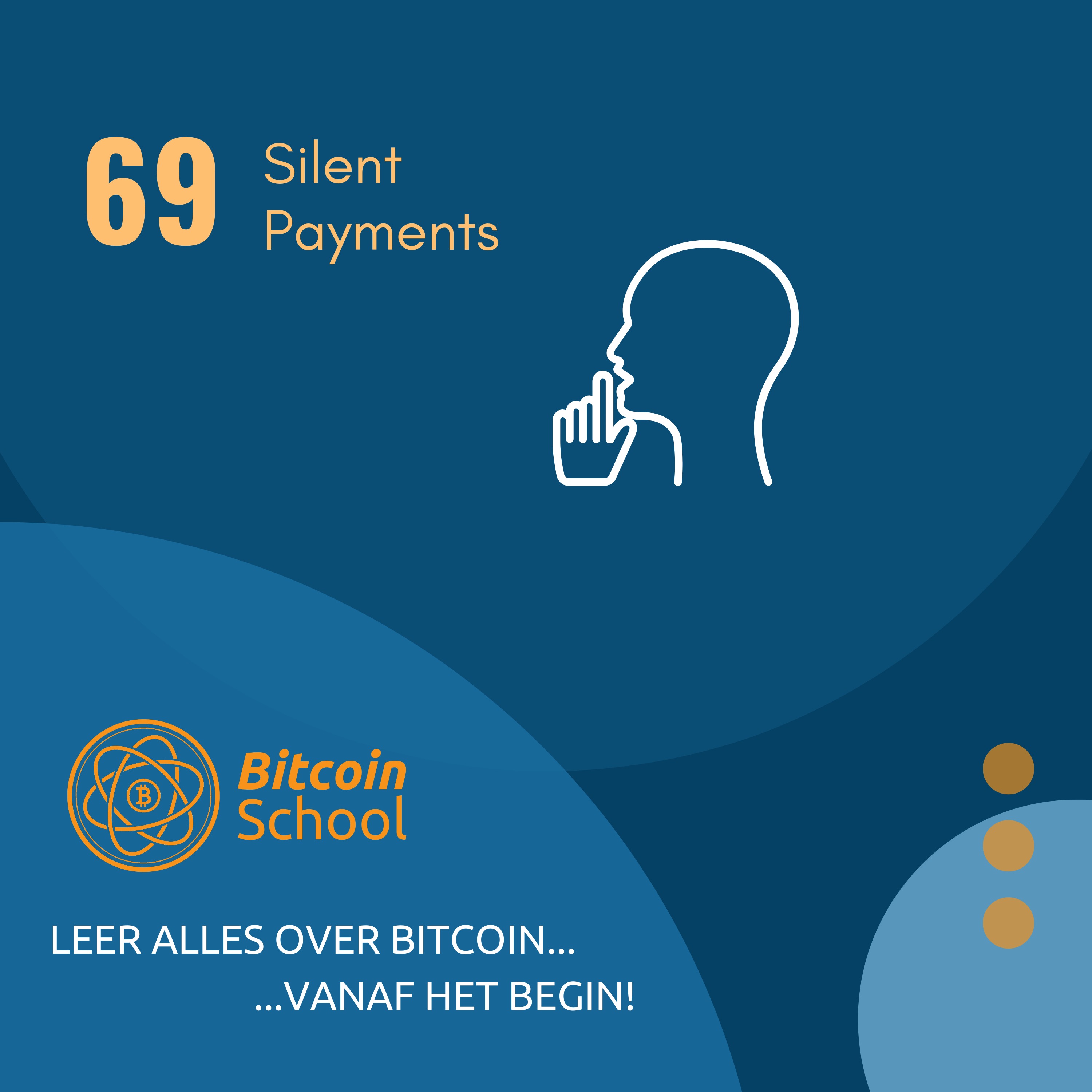 Les 69 - Silent Payments voor meer Bitcoin Privacy