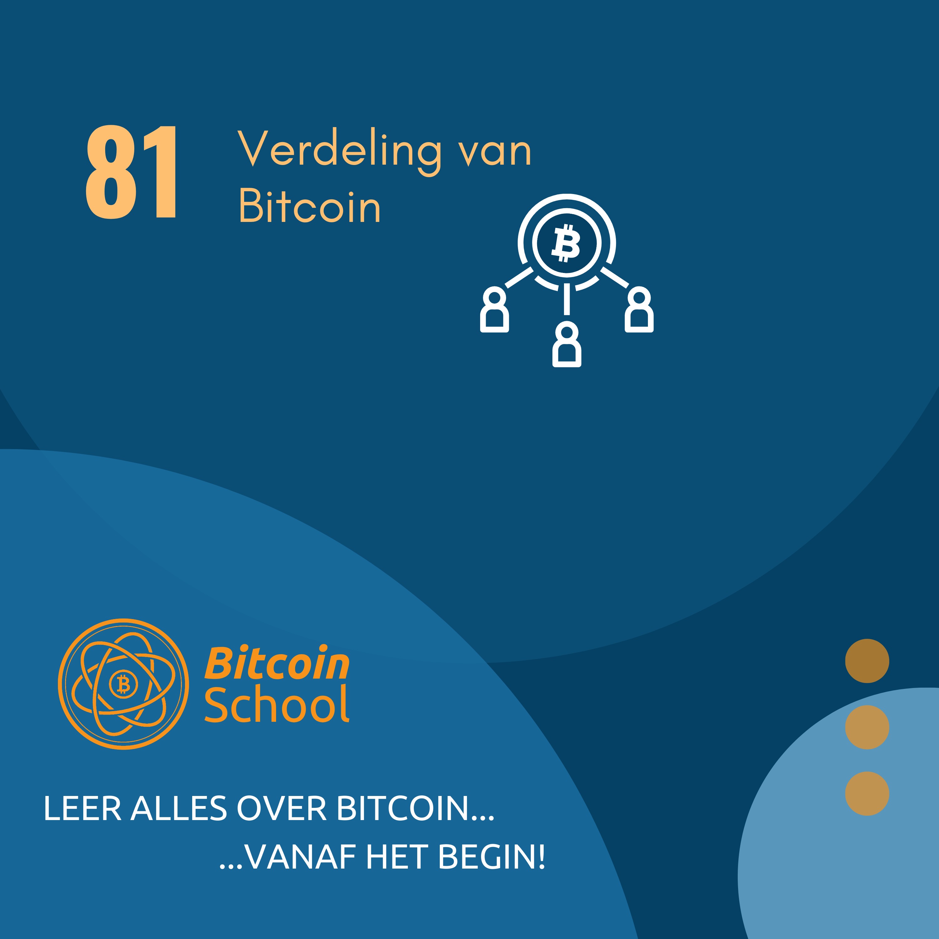 Les 81 - Verdeling van Bitcoin 