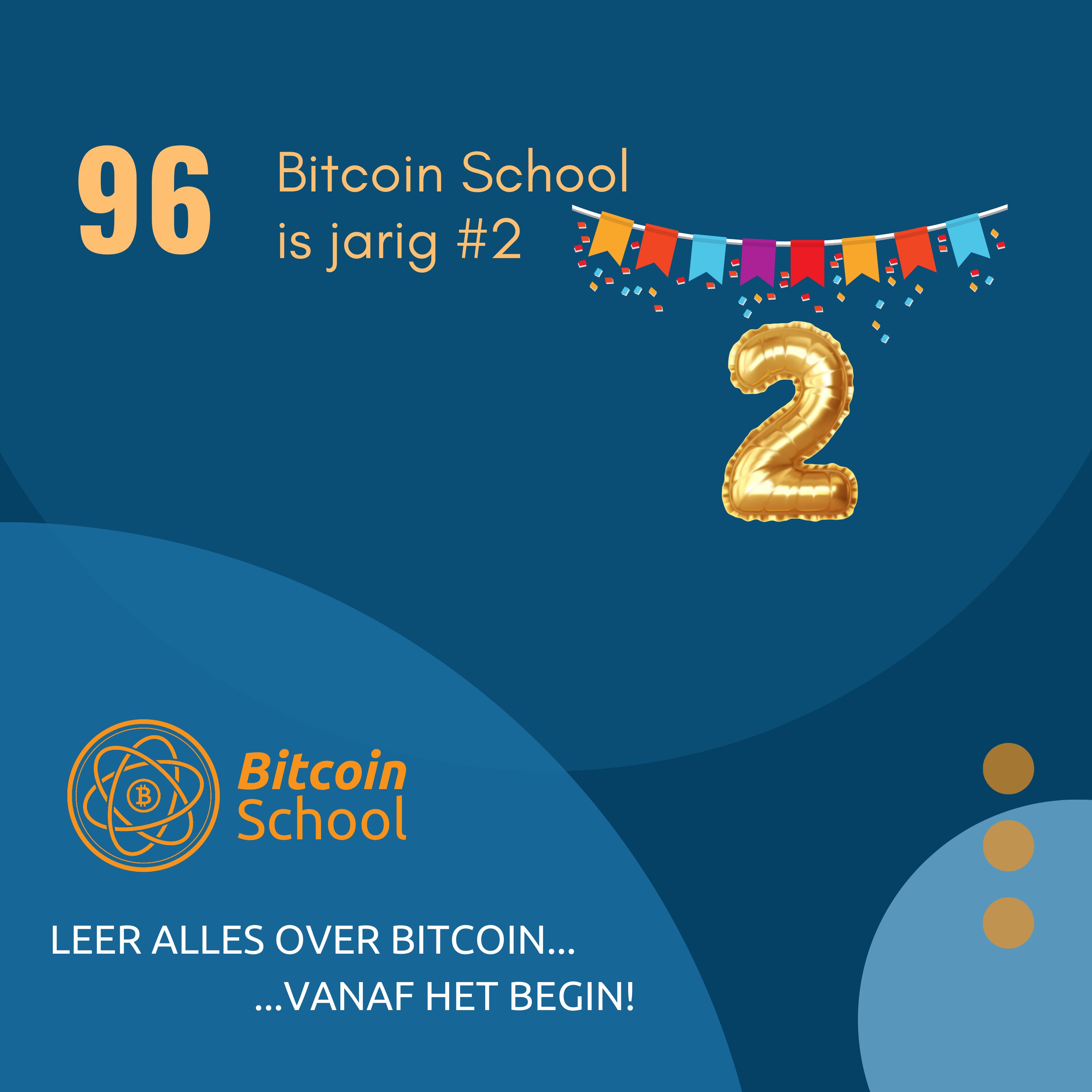 Les 96 - Bitcoin School is jarig #2