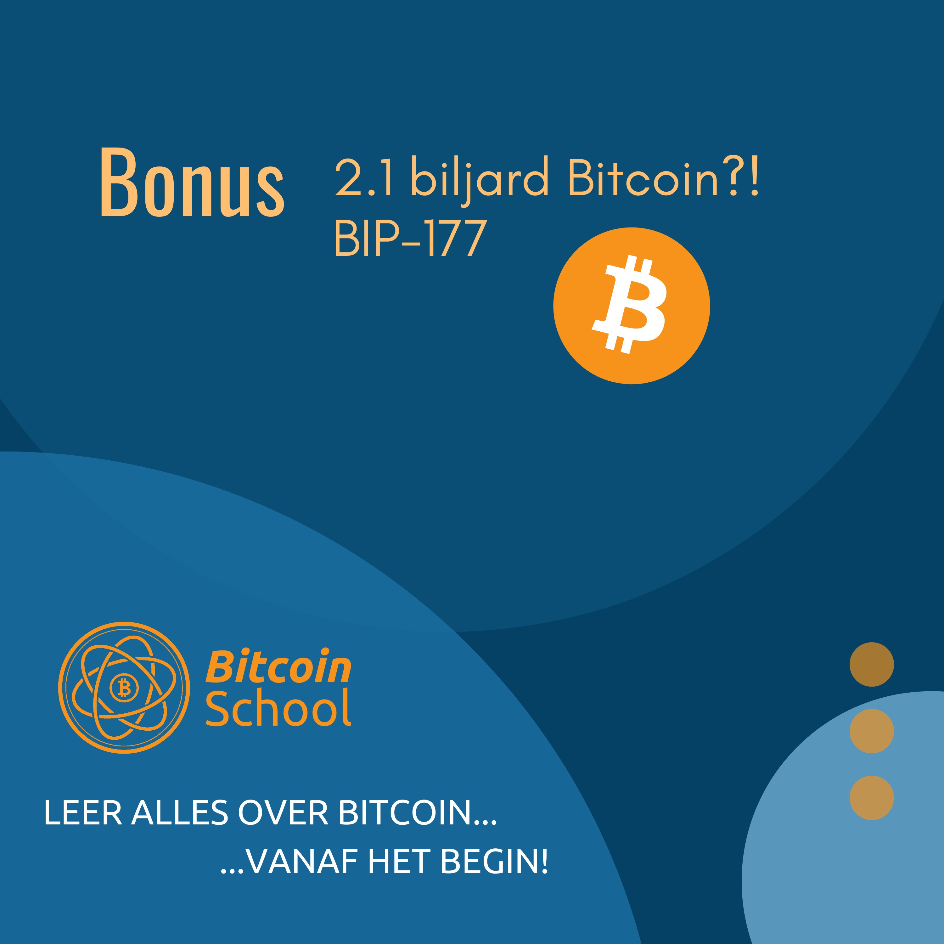 Bonus - Binnenkort 2.1 biljard Bitcoin?! BIP-177 | In het kort