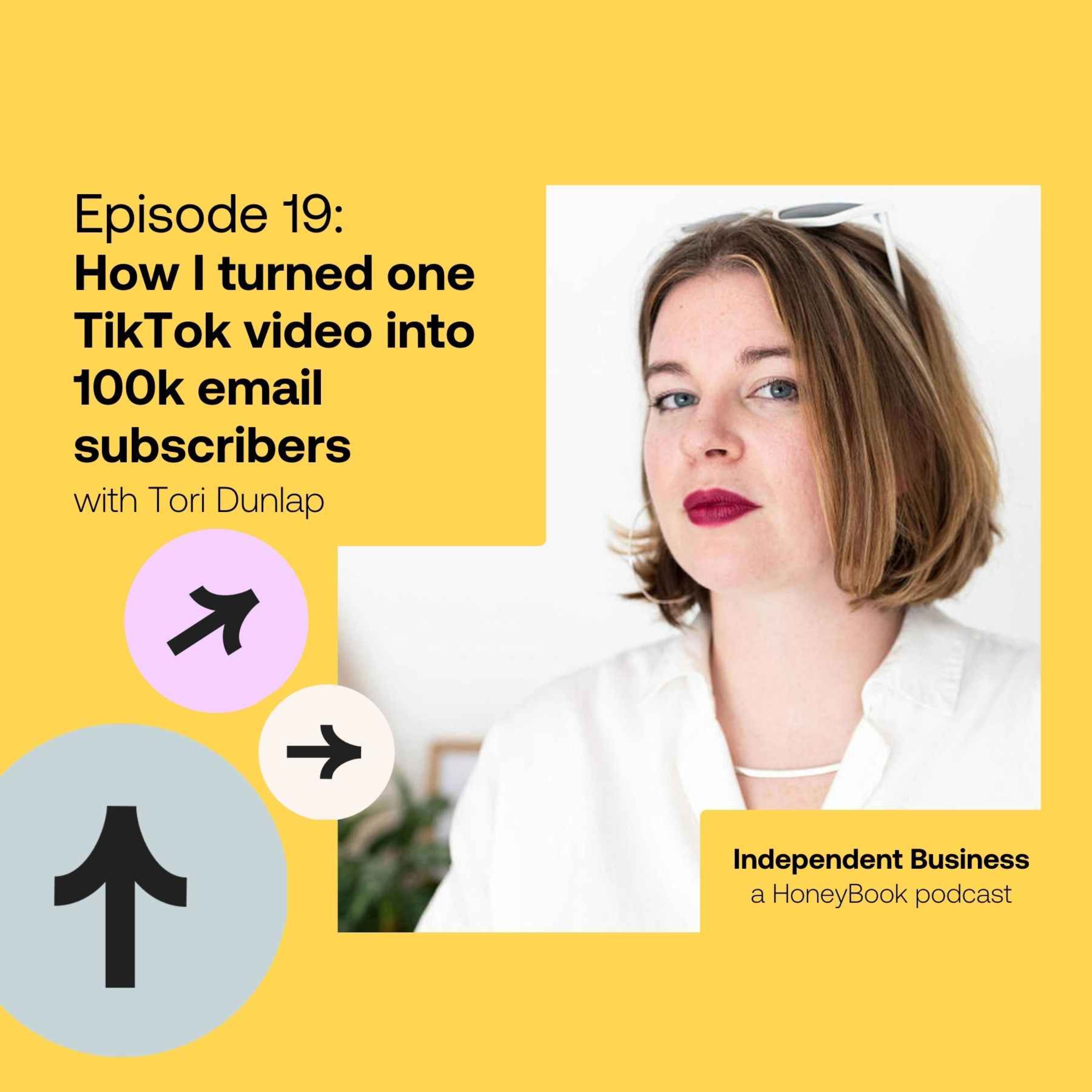 19: Turning one TikTok video into 100k subscribers with Financial Feminist Tori Dunlap episode artwork